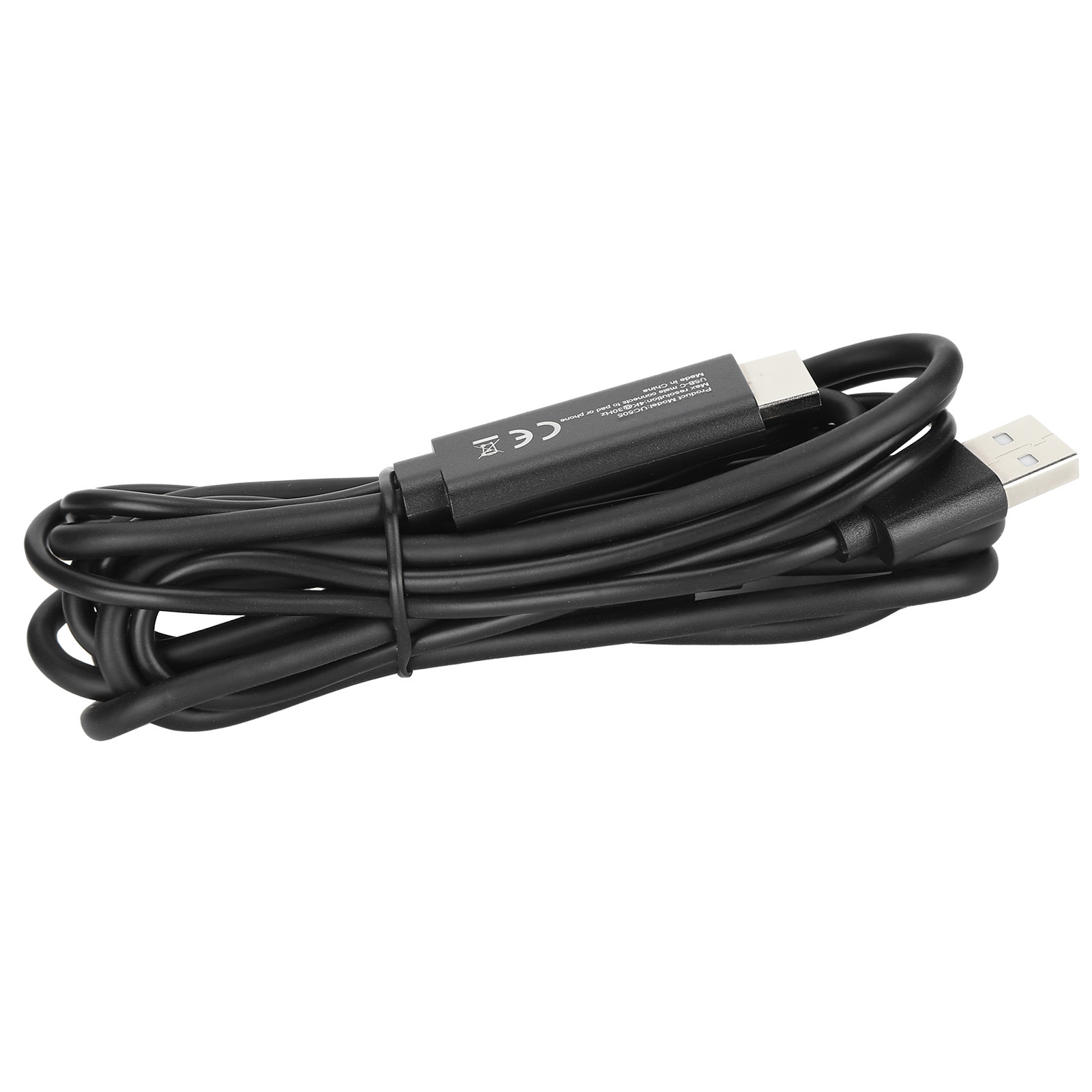 Usb-c Auf Hdmi 4k Hd Konverterkabel Für Monitor, Projektor Und Fernseher (schwarz)