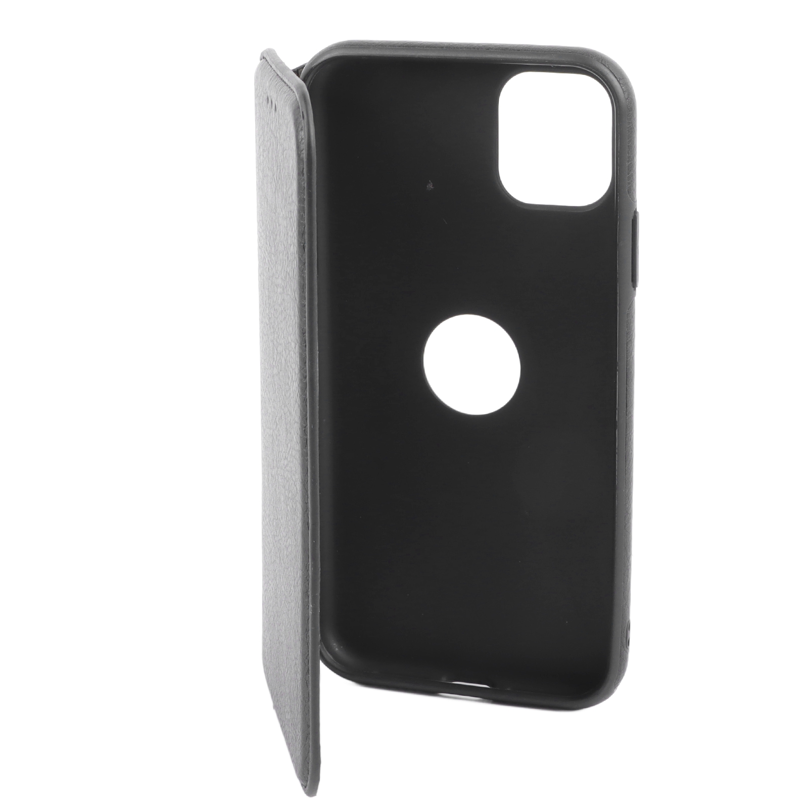 Retro-klapphülle Für Mobiltelefone, Schwarze Tpu-schutzhülle Im Brieftaschenformat Für Iphone 11