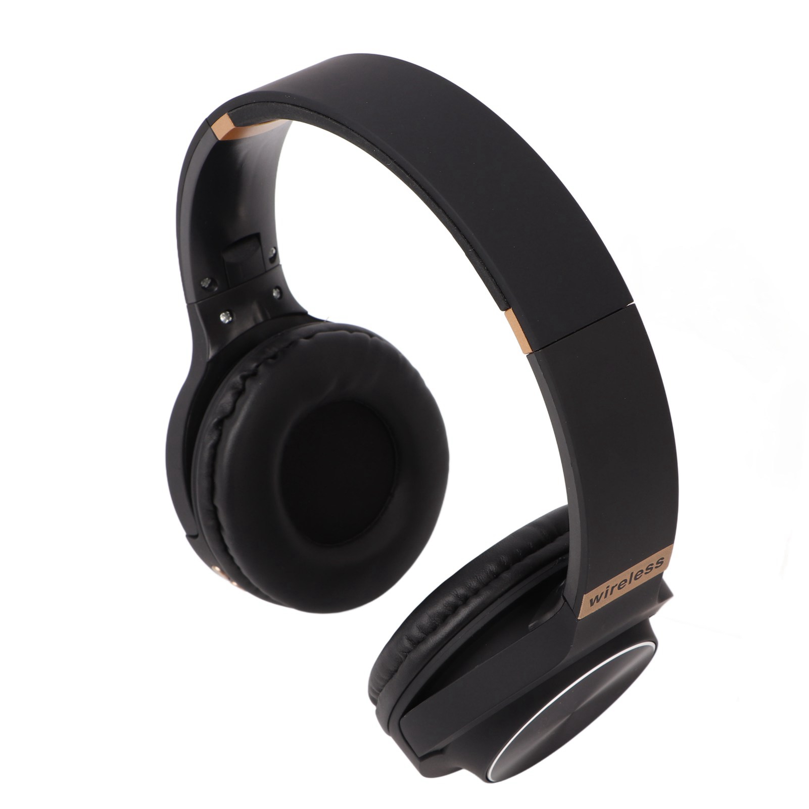 Faltbarer, Multifunktionaler Bluetooth-kopfhörer Mit Geräuschunterdrückung, Hifi-stereo-sound, Kabellos, Schwarz
