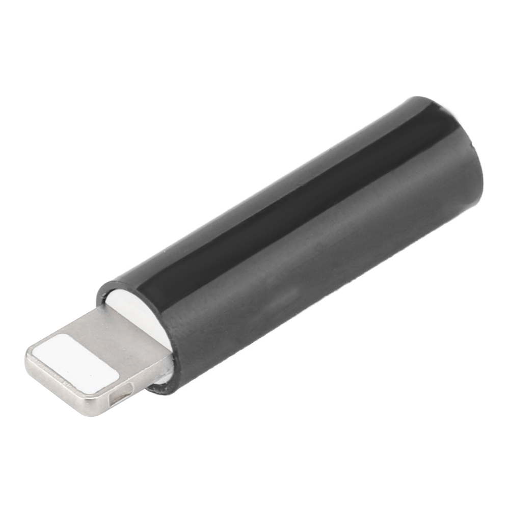 3,5-mm-audio-klinkenadapter Für Mobiltelefone, Kompatibel Mit Mobiltelefonen Der Iphone-serie (schwarz)