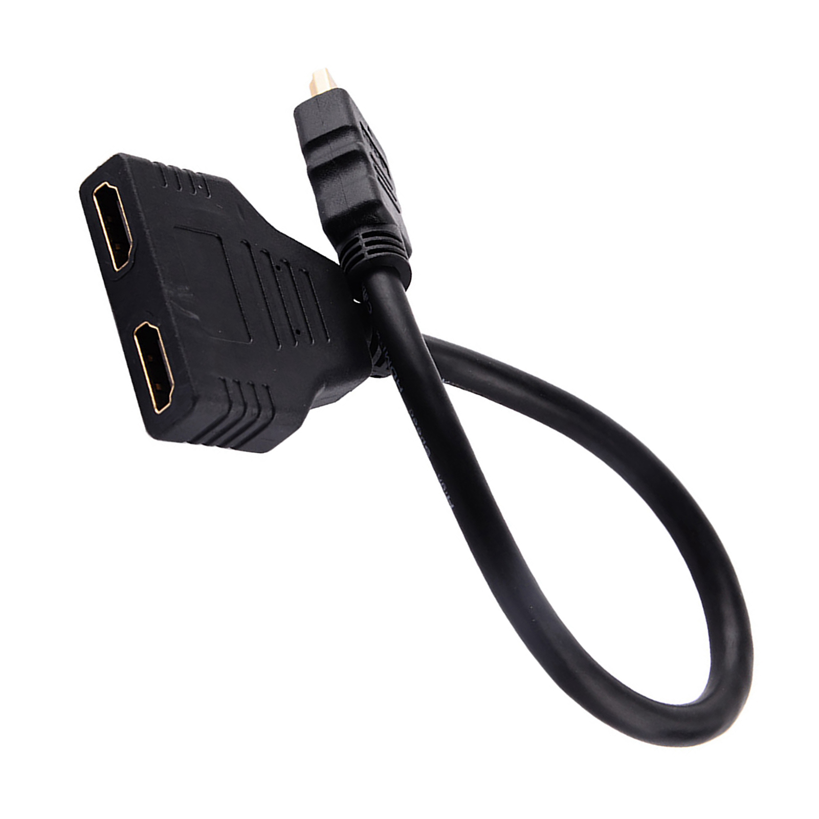 Hdmi-splitterkabel (1 Auf 2 Wege) Von Einem Hdmi-stecker Auf Zwei Hdmi-buchsen Für 1080p-hd-fernseher