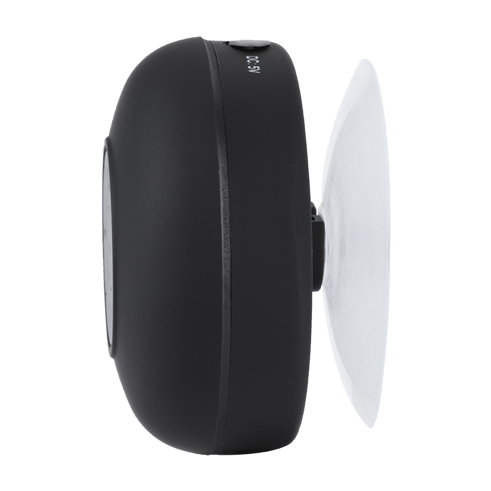 Mini-tragbarer, Wasserdichter, Kabelloser Bluetooth-lautsprecher Für Den Außenbereich Mit Saugnapf (schwarz)