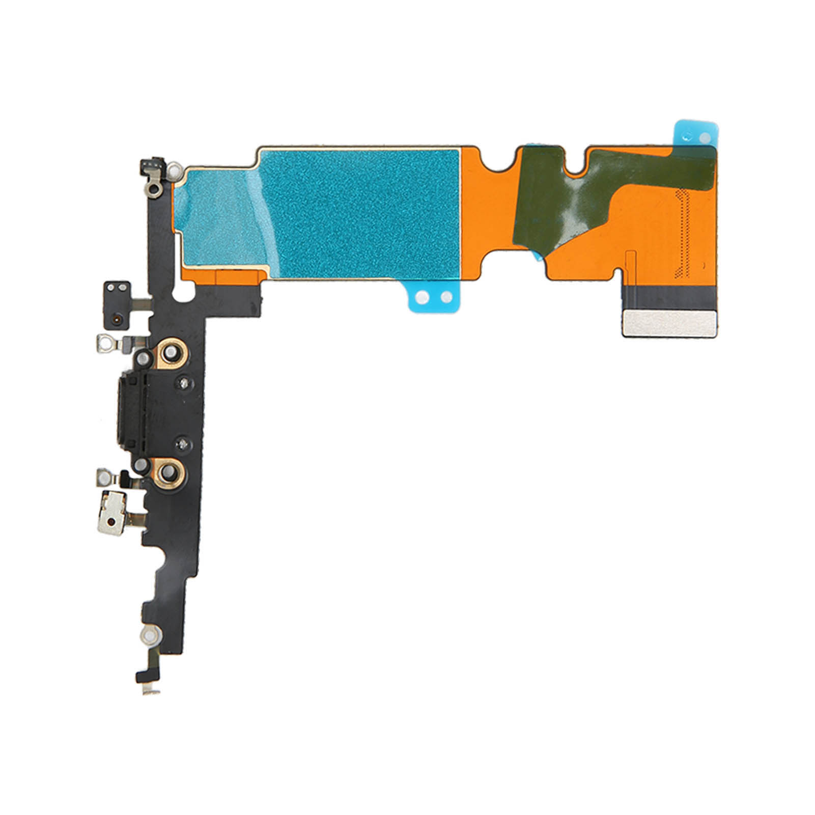 Flexibles Usb-ladekabel, Ladeanschlussstecker Für Iphone 8 Plus (schwarz)