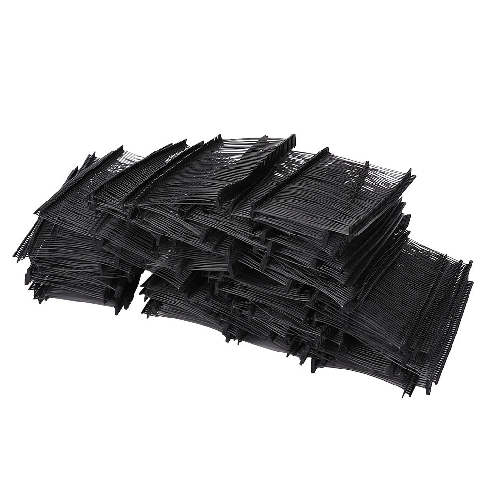 10.000 Universelle Pp-gewebe-preisschildbefestigungen, Kompatibel Mit Etikettierpistolen (schwarz, 75 Mm).