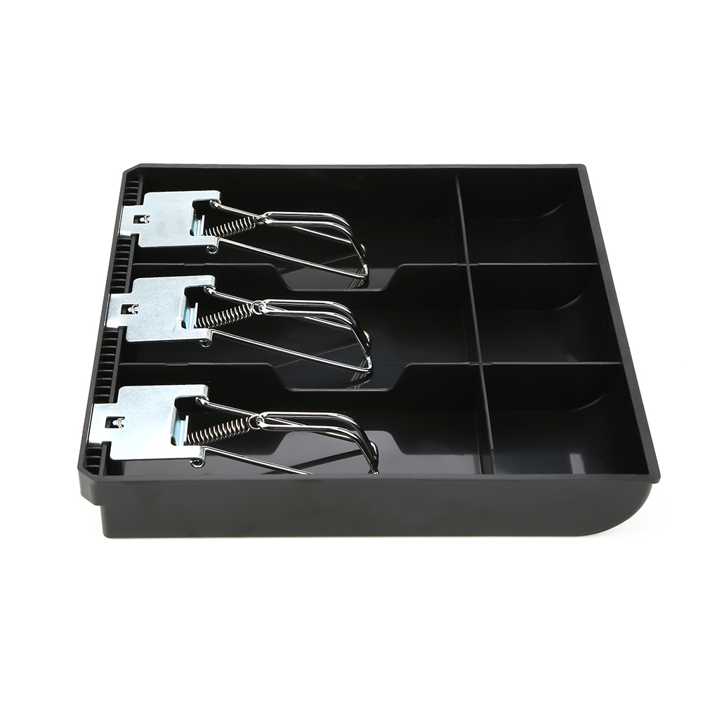 Ersatzschale Für Kassenschublade, Dreiteilige Box Mit Metallclip (schwarz)