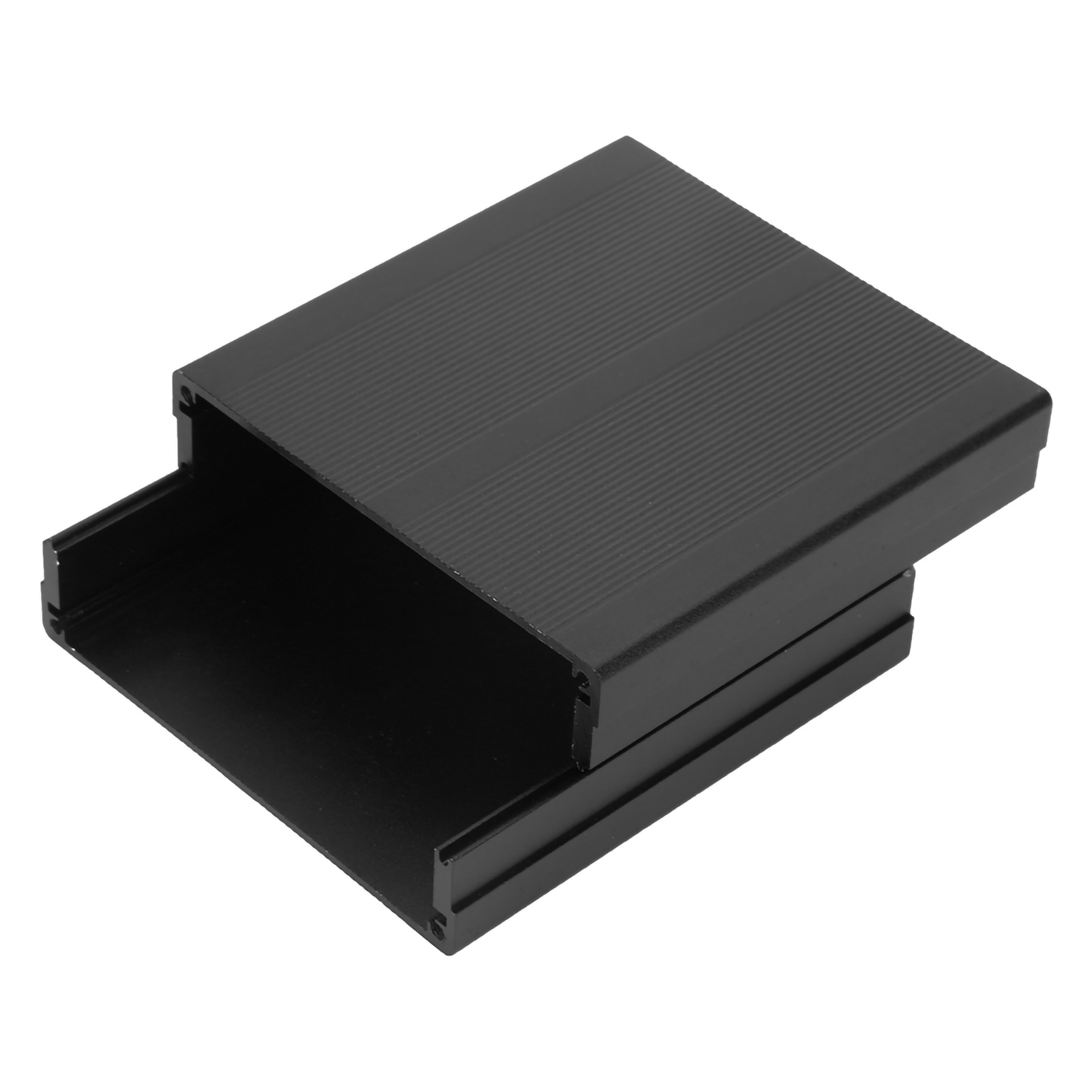 Gehäuse Aus Mattschwarzem Aluminium Für Leiterplatten, Gehäuse Für Elektronikprojekte
