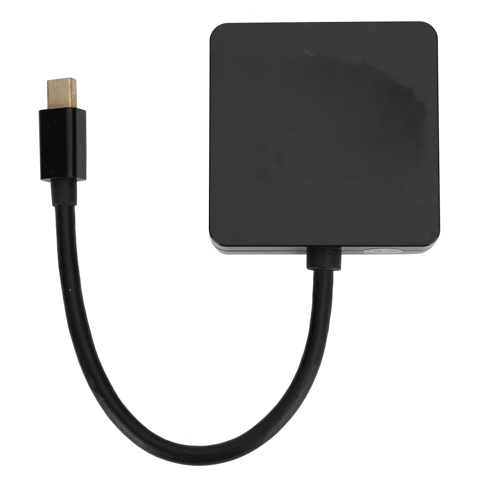 3-in-1 Mini Dp Auf Dp Dvi Hdmi 1080p High Definition Adapter Für Computer Und Fernseher (schwarz)
