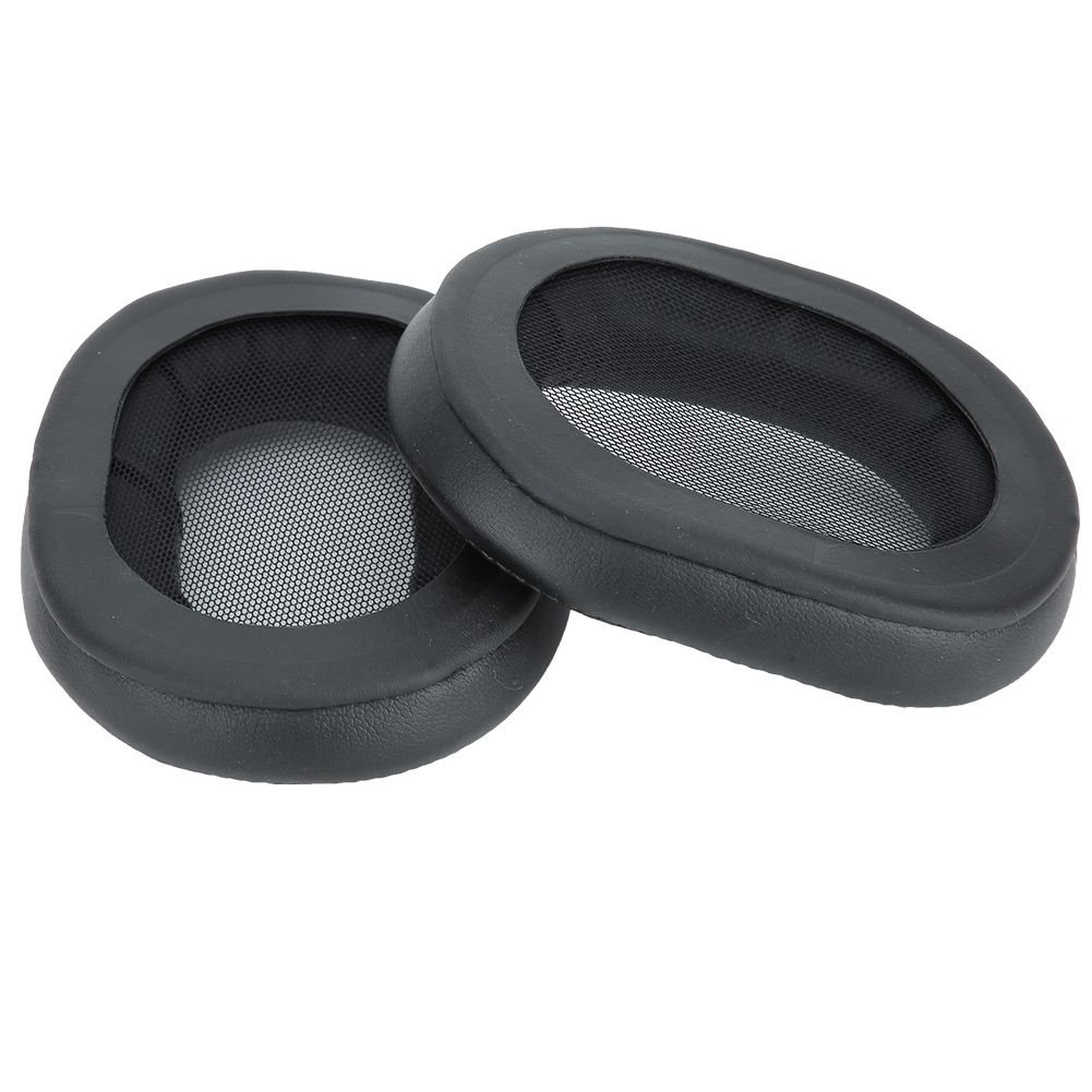 Set Mit 2 Schwarzen Ohrpolstern Aus Baumwolle, Kompatibel Mit Den Kopfhörern Sony Mdr-1abt, Mdr-1rbt Und Mdr-1rnc.