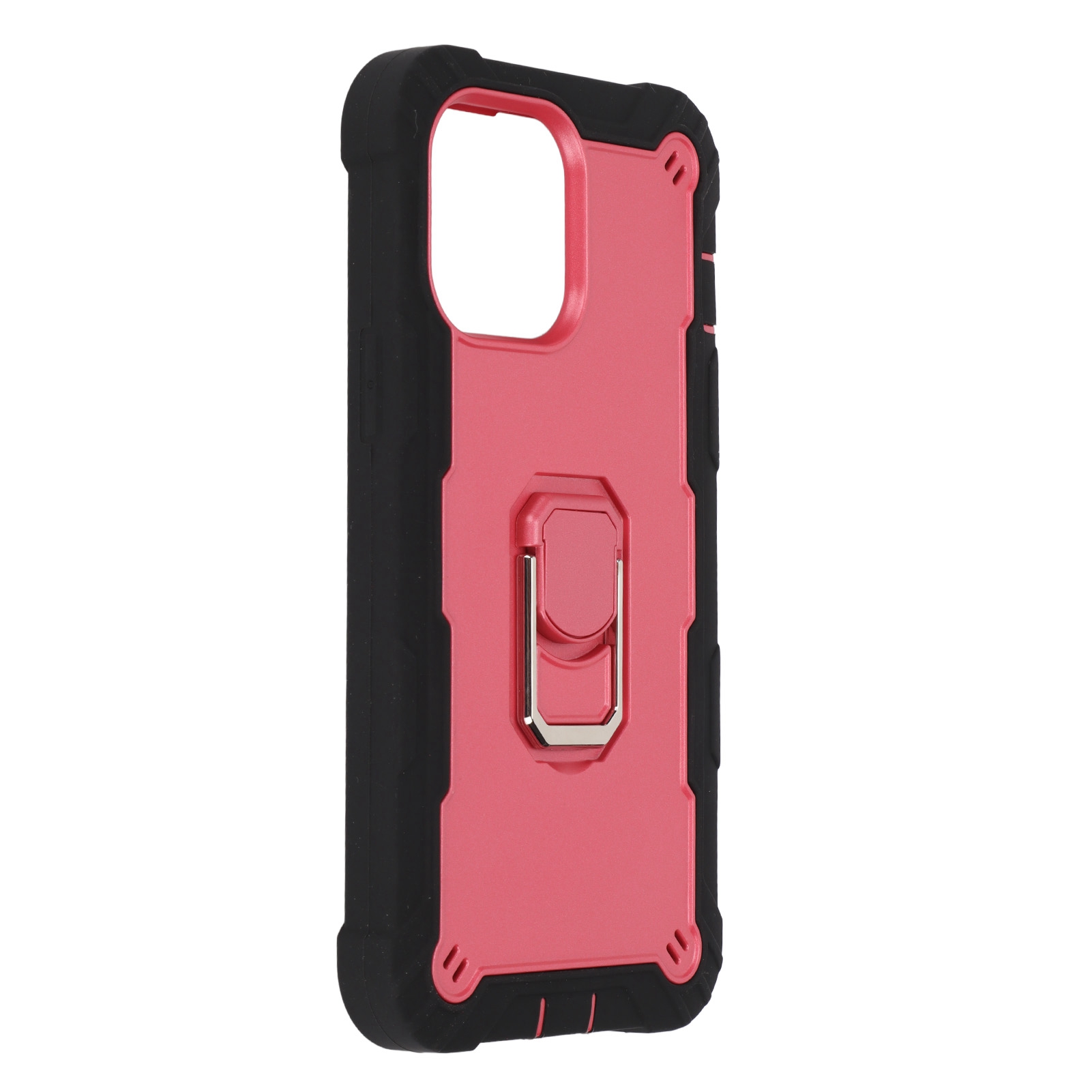 Kratzfeste Schutzhüllen Mit Ständer Für Iphone 13 Pro Max (schwarz Und Pink)