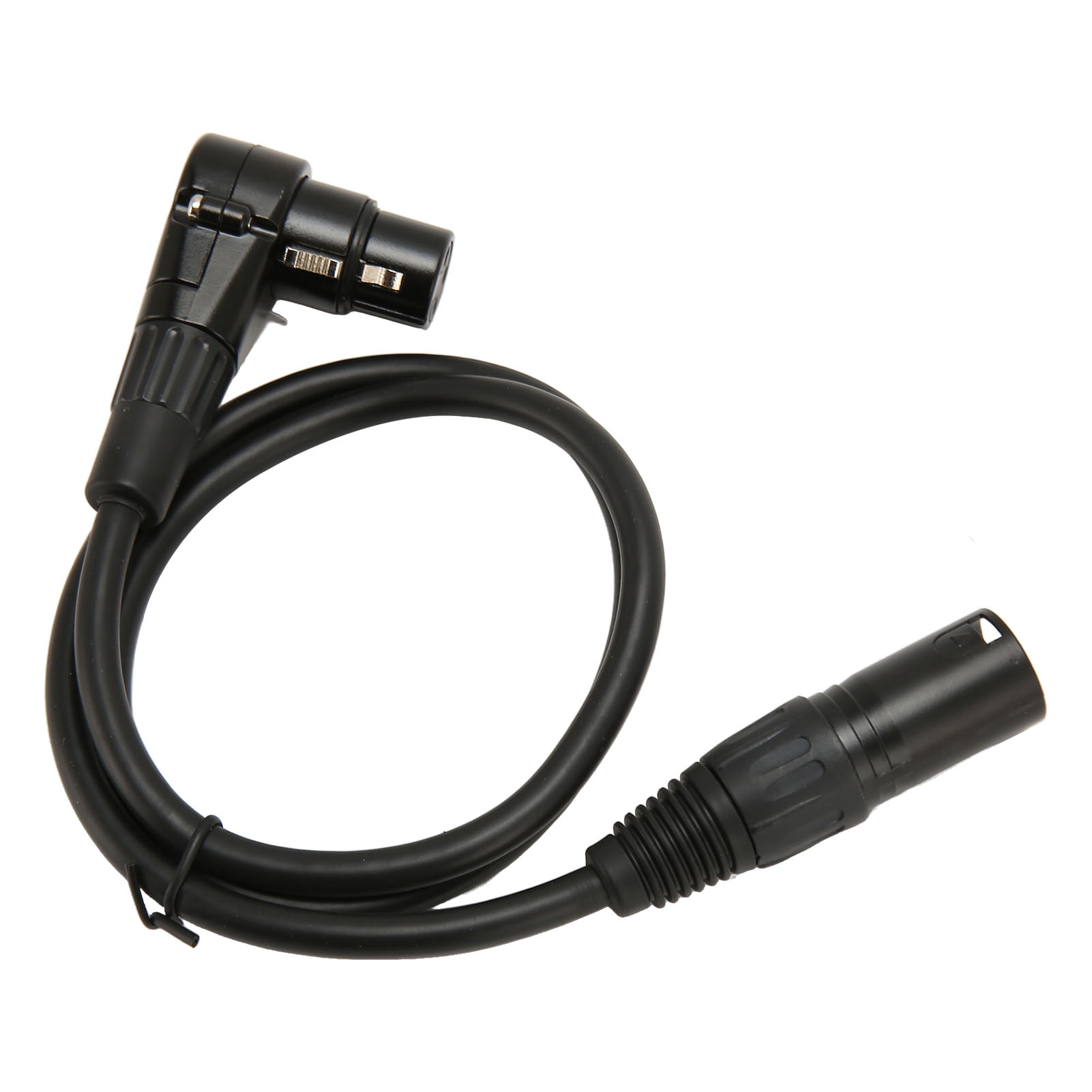 Winkelmikrofonkabel Xlr-stecker Auf Xlr-buchse, 3-polig, Versilberter Ofc-leiter, Symmetrisches Xlr-kabel, 75 Cm (29,5 Zoll).