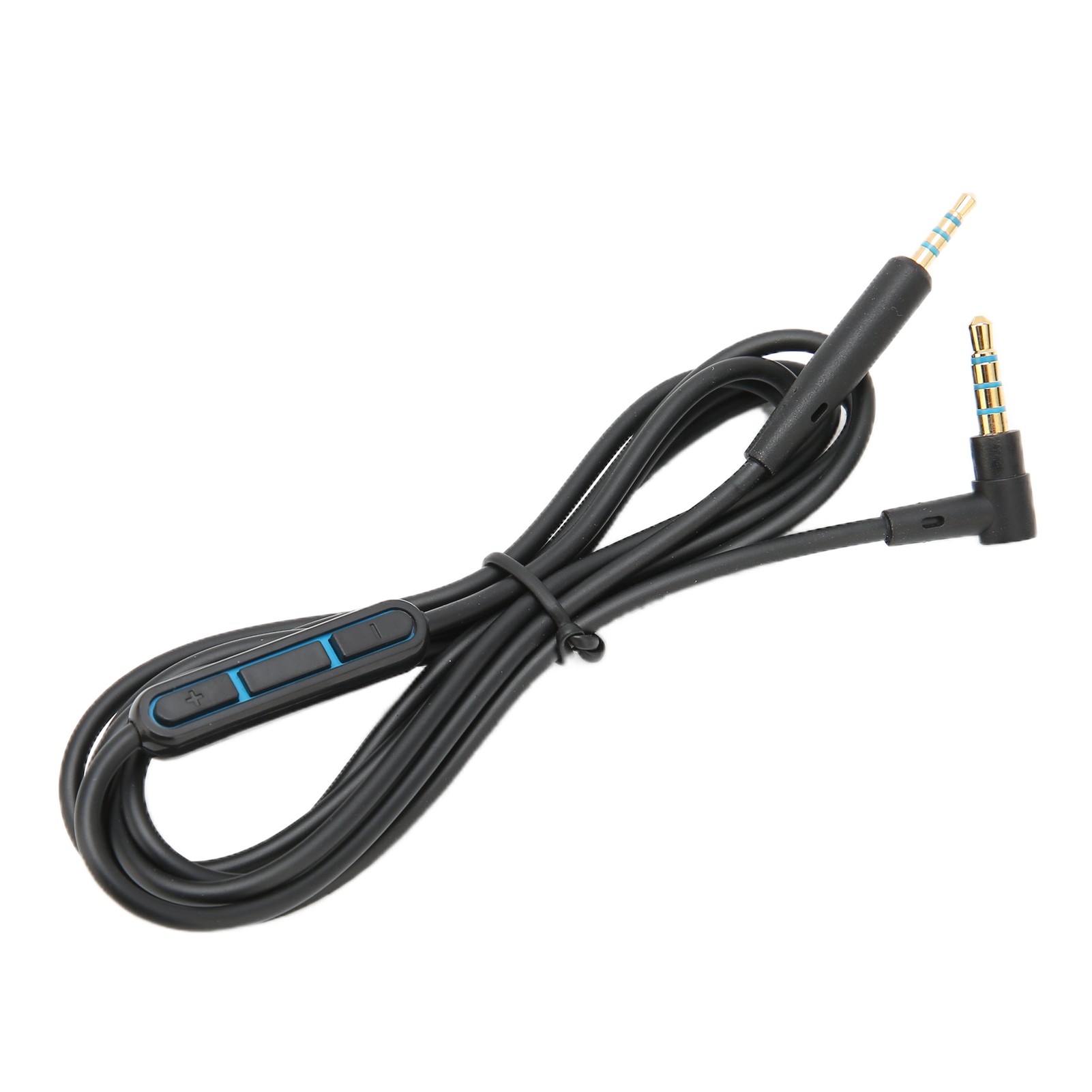 Ersatz-audiokabel Für Qc25/qc35-kopfhörer Mit Eingebautem Mikrofon Und Lautstärkeregler (schwarz)