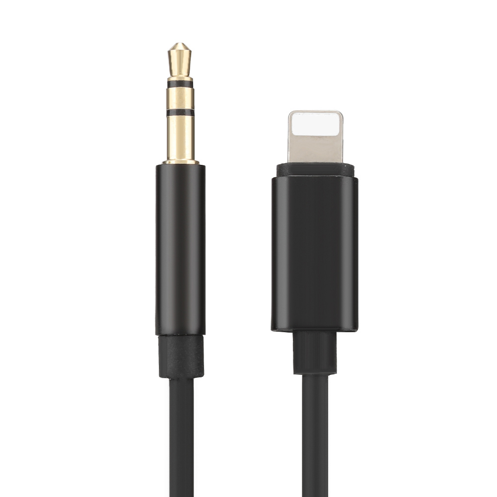 Zusätzliches Datenkabel Mit 3,5-mm-audioanschluss Für Autolautsprecher, Konverter Für Kopfhörer Und Lautsprecher (schwarz)