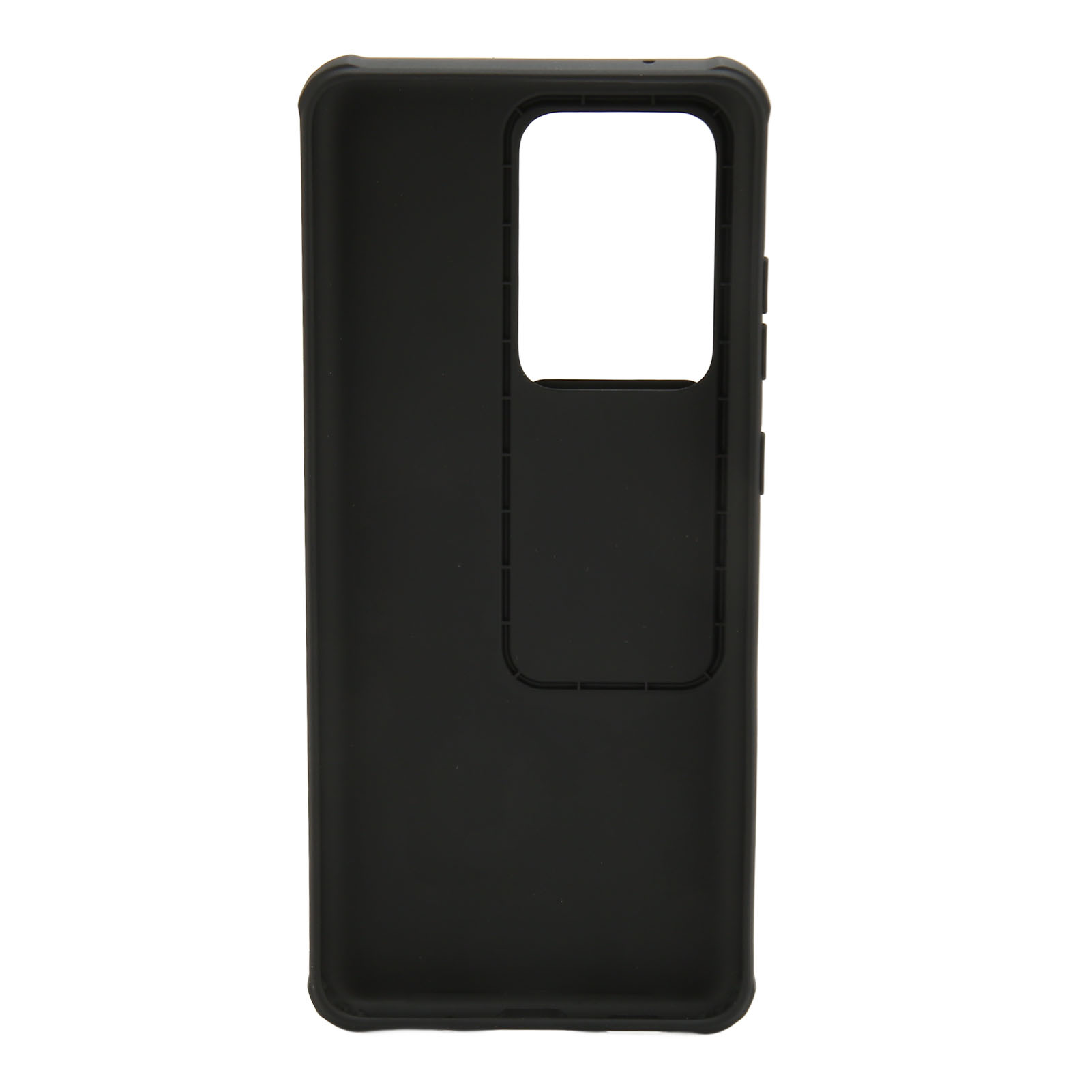 Schwarze Pu/tpu-kameraschutzhülle Für S20 Ultra