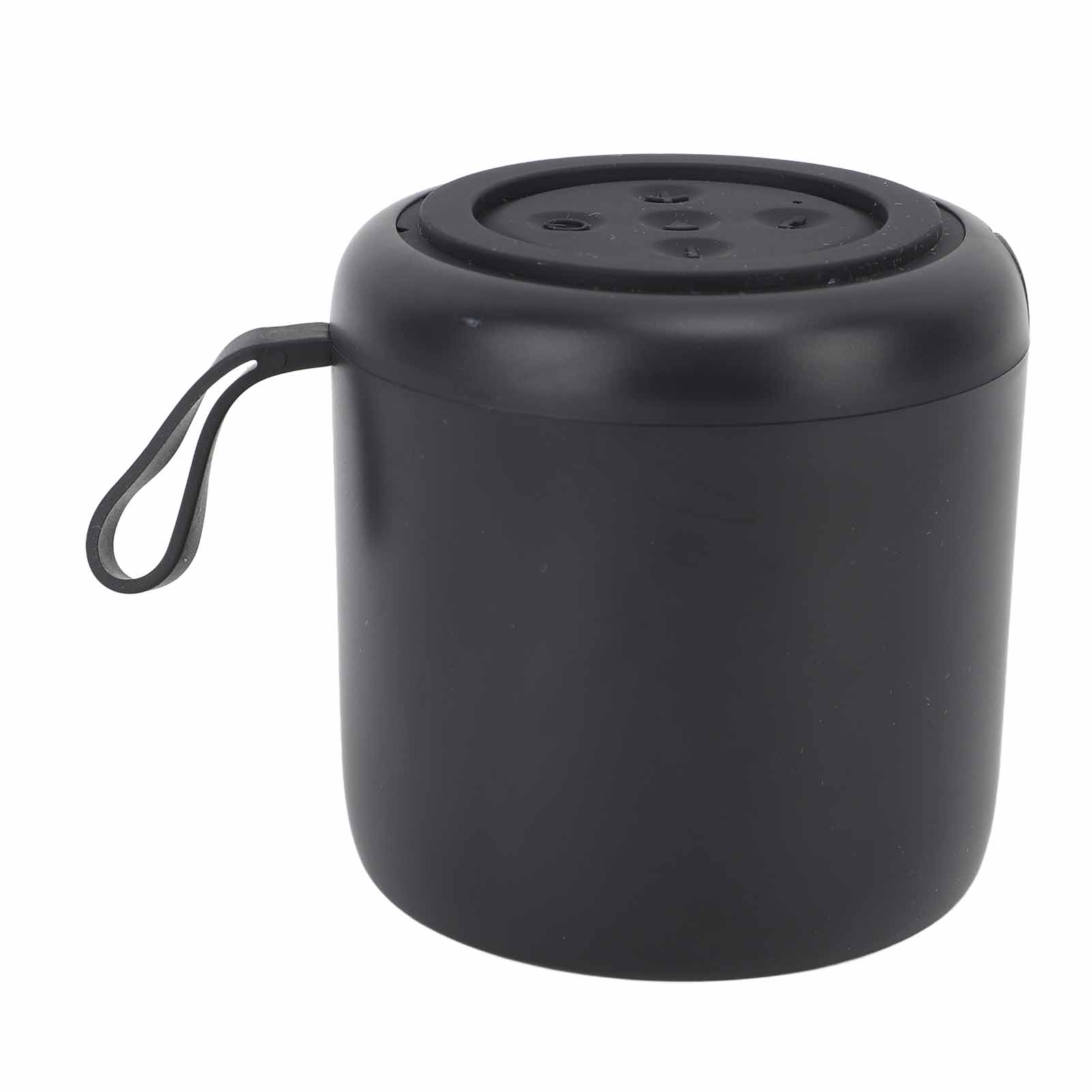 Mini-funklautsprecher Mit Ki-sprachsteuerung, Tragbarer Bluetooth-lautsprecher, Subwoofer Und Beleuchtung Für Gartenpartys (schwarz)