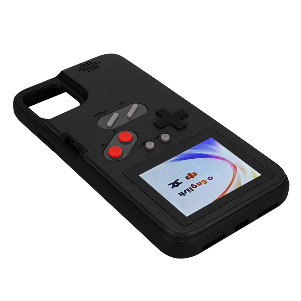 Nostalgische Retro-handyhülle Mit Farbbildschirm Für Tragbare Spielkonsolen, Kompatibel Mit Iphone 11 (schwarz)