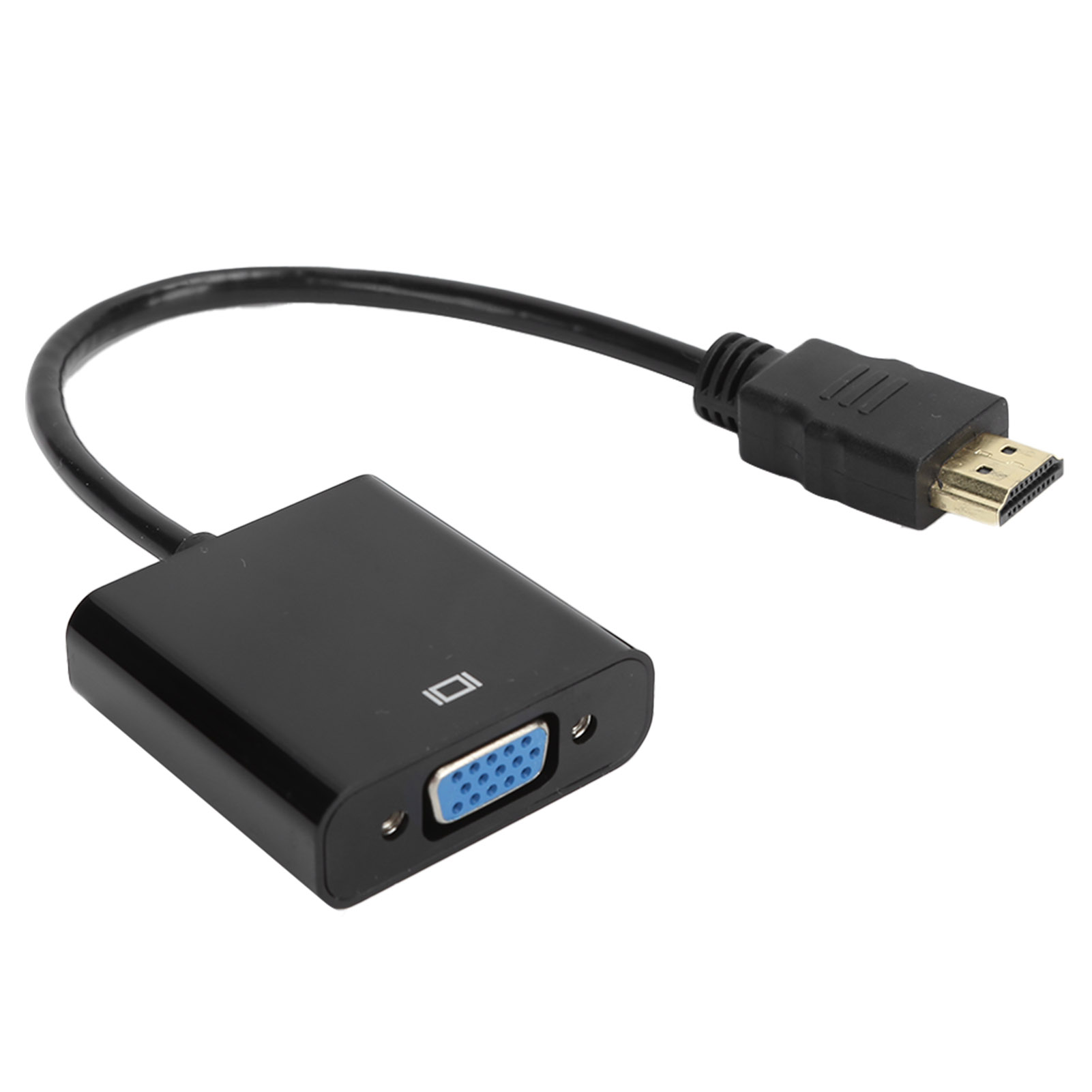 Hd-multimedia-interface-zu-vga-adapterkabel Für Laptop, Monitor Und Projektor (schwarz)