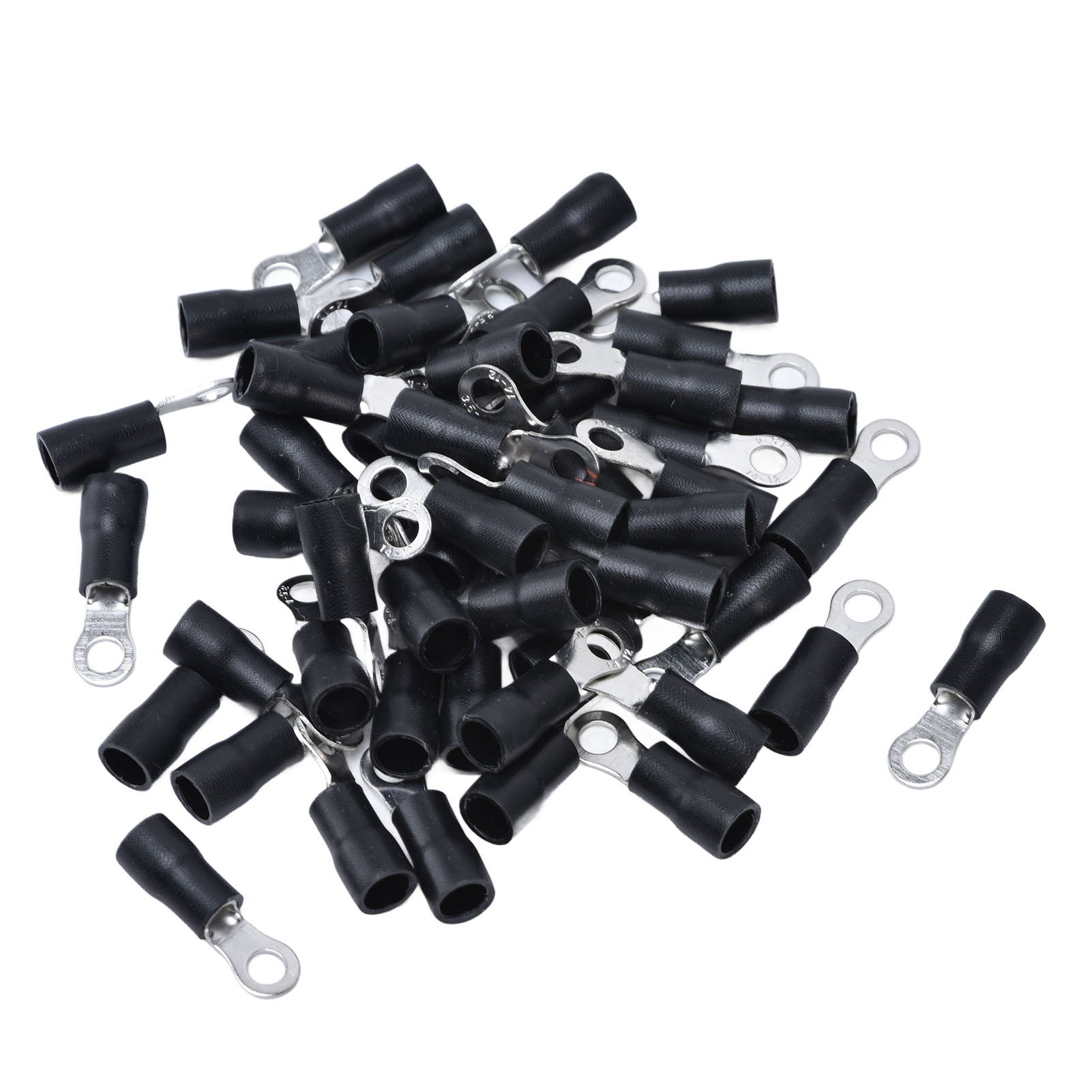 Set Mit 50 Isolierten Crimp-ringkabelschuhen Für Geräte