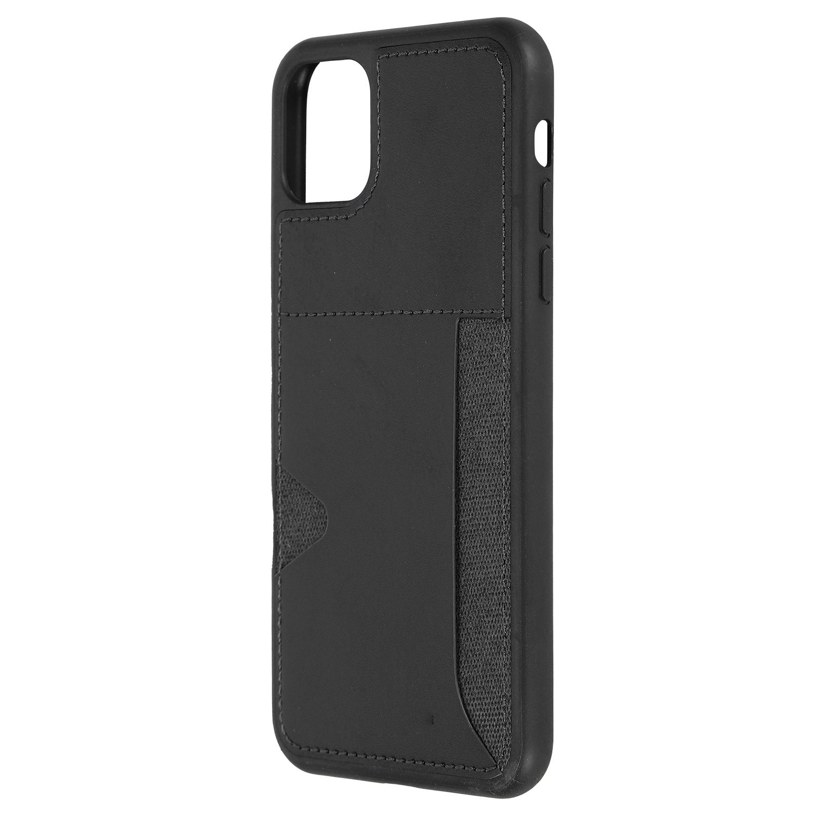 Ultradünne, Stoßfeste Schutzhülle Aus Pu/pc Mit Seitlichem Portemonnaie Für Iphone 11 Pro Max (schwarz)