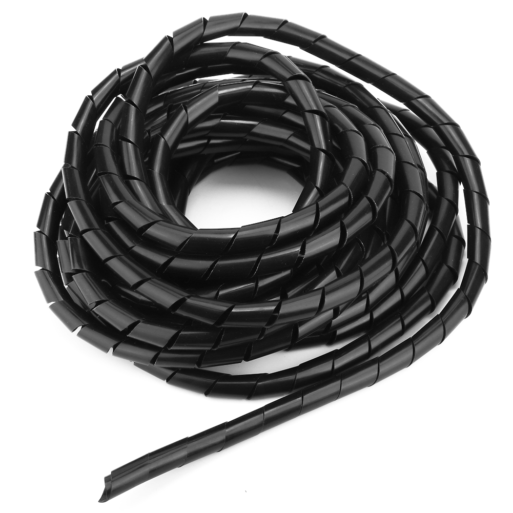 Packung Mit 2 Schwarzen Pp-spiralschutzhüllen, 12 Mm