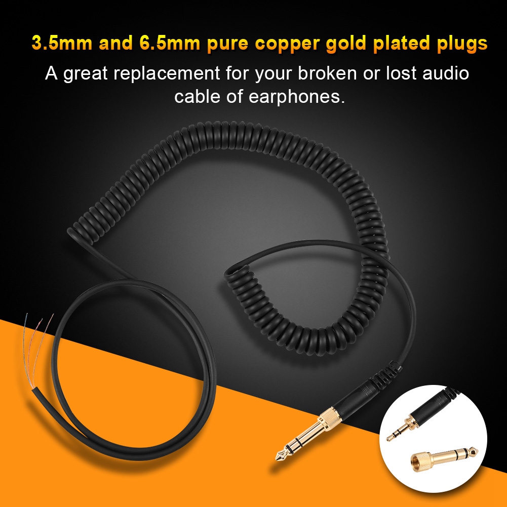 Spiralkabel Für Beyerdynamic Dt 770/ 770pro/ 990/ 990pro Kopfhörer