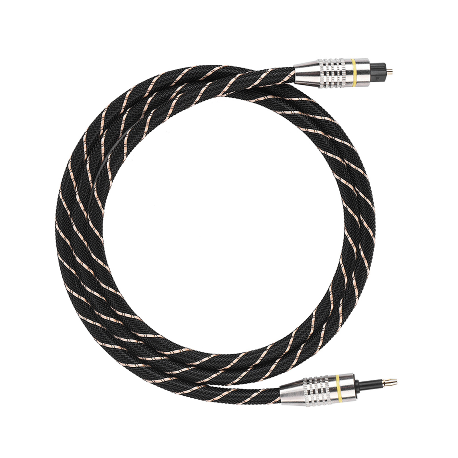 Toslink-auf-3,5-mm-miniklinken-glasfaser-digitalaudiokabel, Vergoldeter Spdif-anschluss, 1 M
