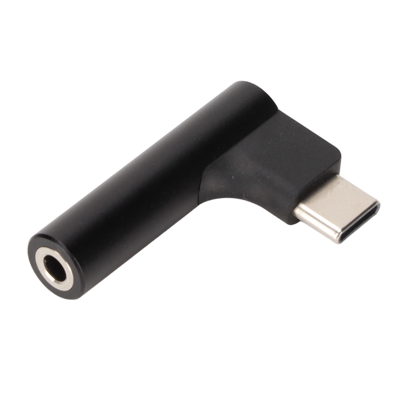 Usb-c-auf-3,5-mm-kopfhöreradapter Mit 32-bit/384-khz-dac-chip, Schwarz.