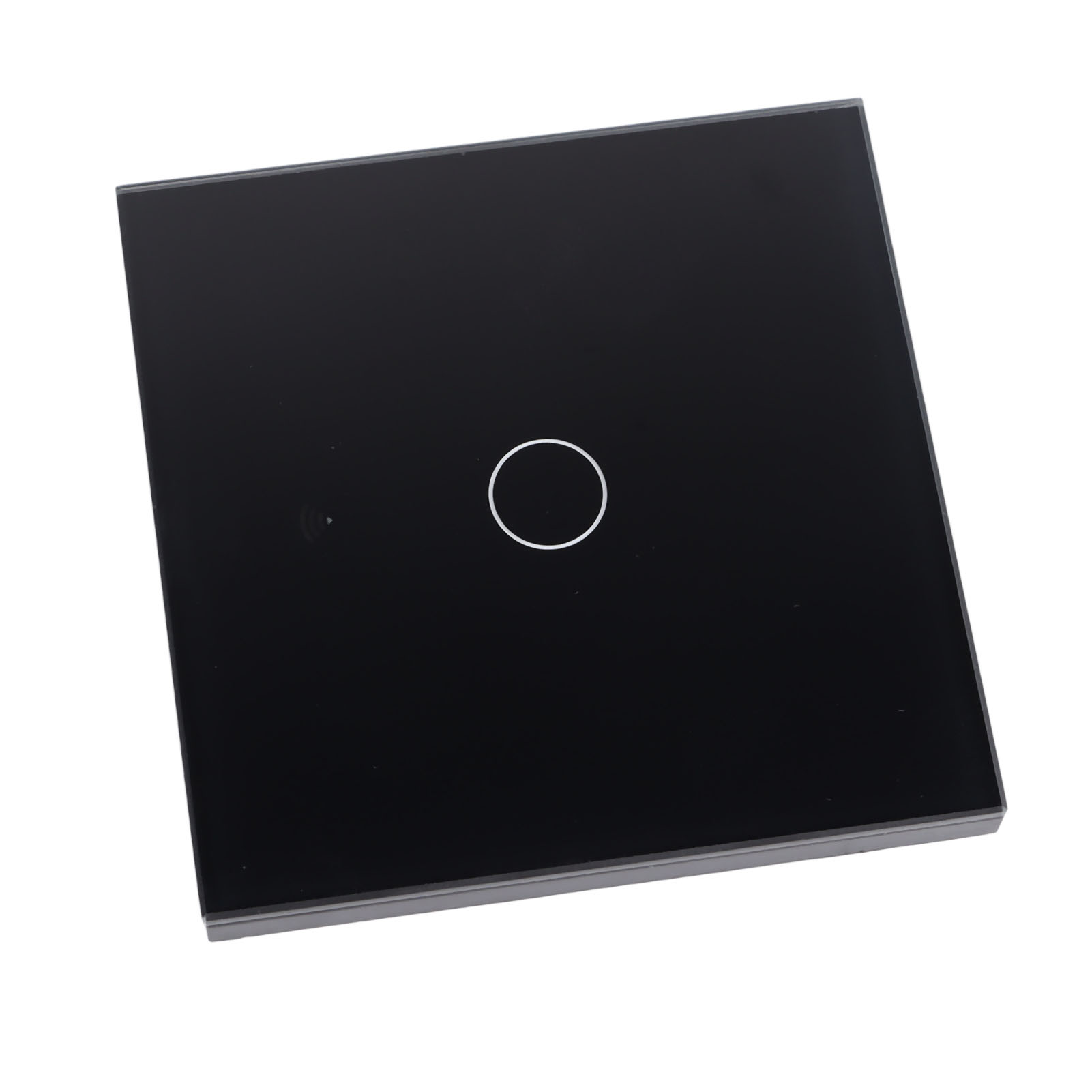 Drahtloser Wlan-schalter Mit Rf433-steuerung, Timer Und Countdown-timer, Universeller Smart-touch-schalter 90–250 V, Schwarz