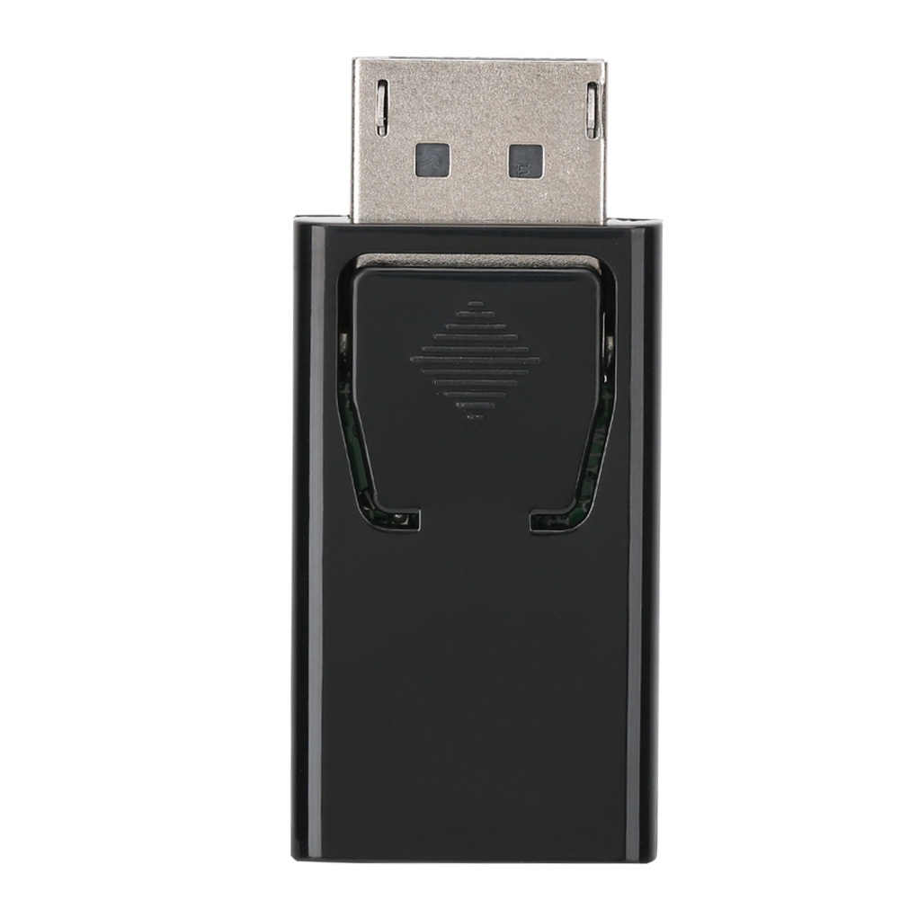 2er-pack Schwarze Displayport-stecker Auf Hdmi-buchse-adapter Für Pcs Und Laptops