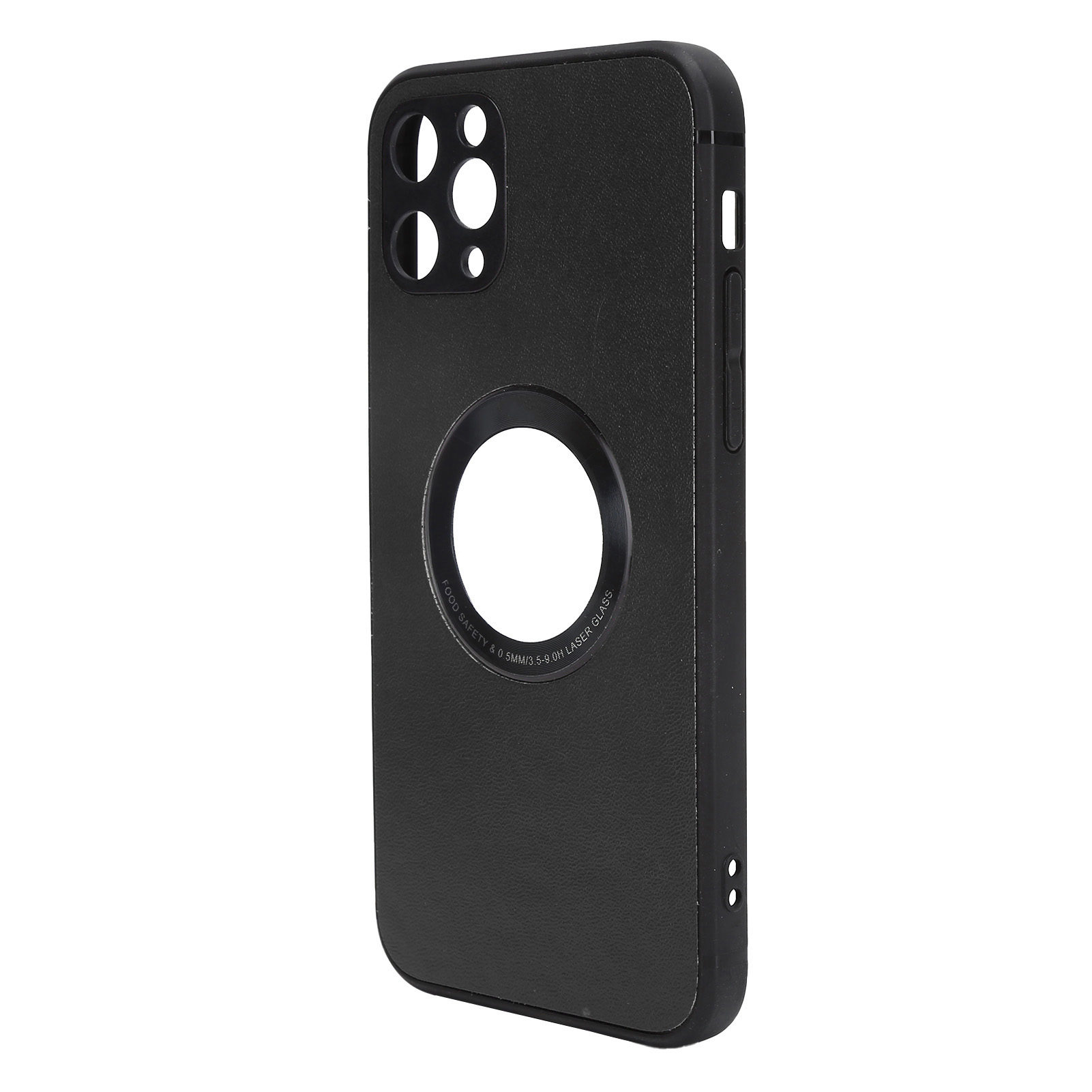 Weiche Tpu-handyhülle Für Iphone 12/12 Pro, Vollständiger Stoßschutz, Schwarz