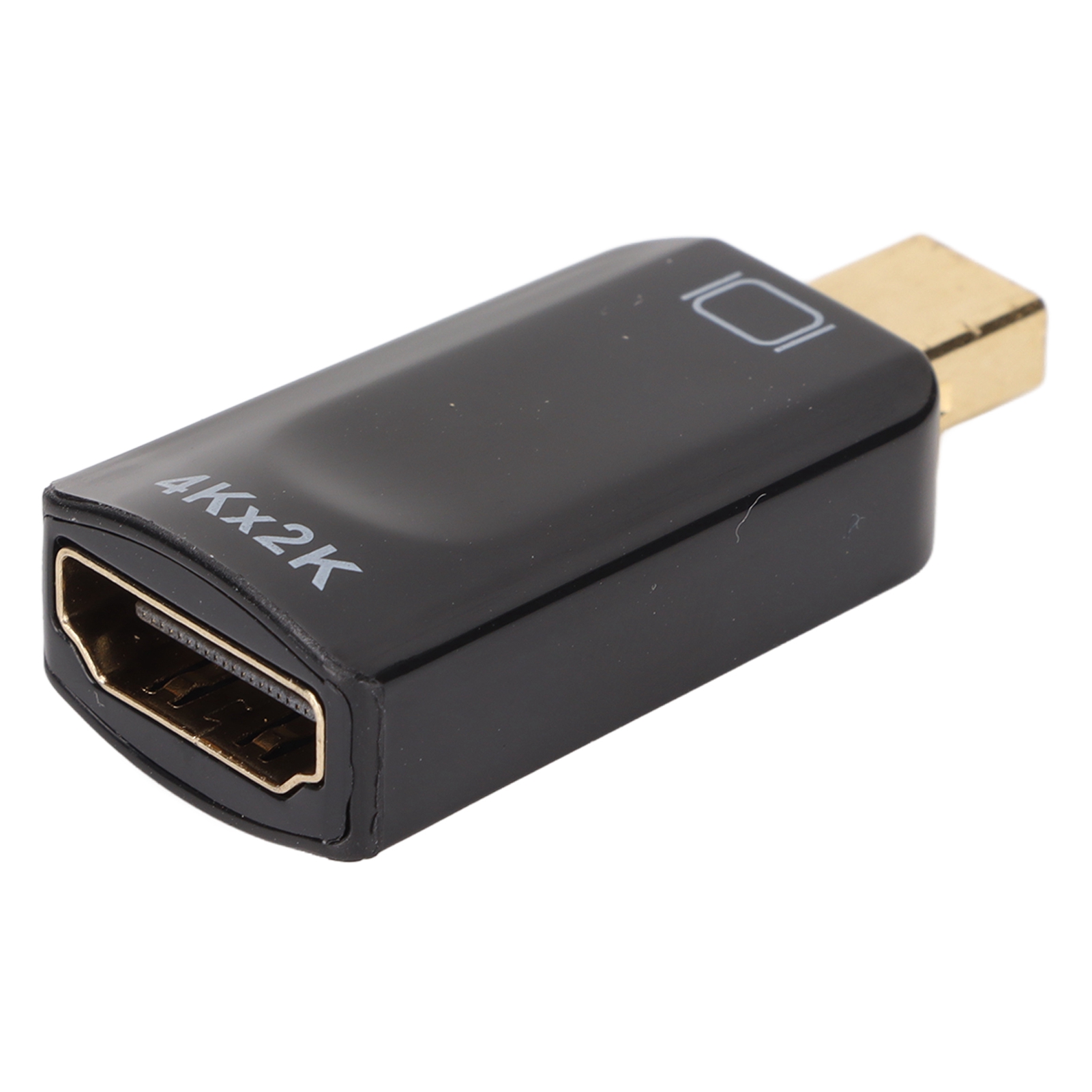 Mini-dp-auf-hd-adapter, Multimedia-schnittstelle (stecker Auf Buchse), 4k-x-2k-signalwandler Für Desktop-pcs, Laptops Und 4k-30hz-monitore, Schwarz