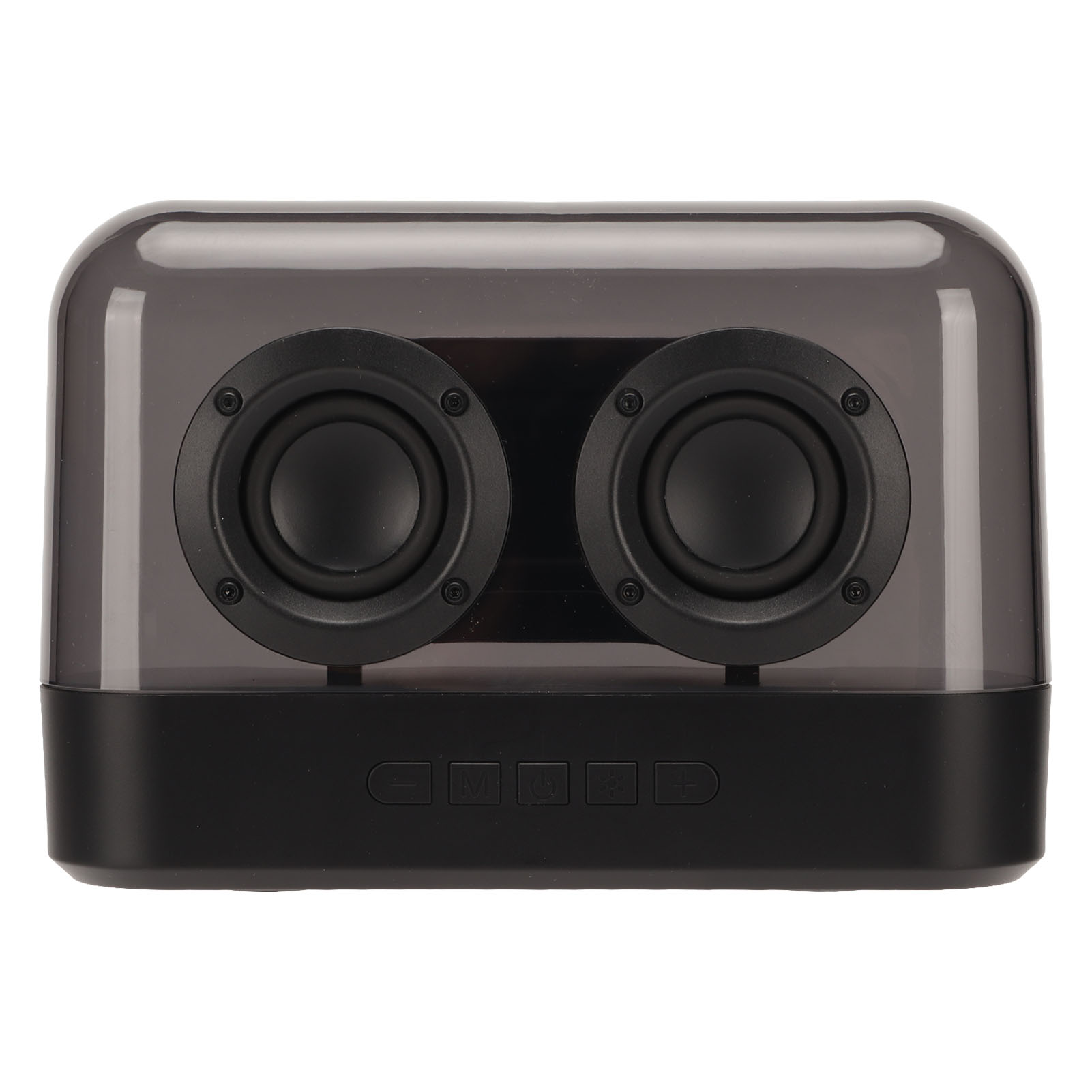Stereo-bluetooth-lautsprecher Mit Subwoofer, Speicherkartenwiedergabe, Transparentem Und Leuchtendem Led-lautsprecher