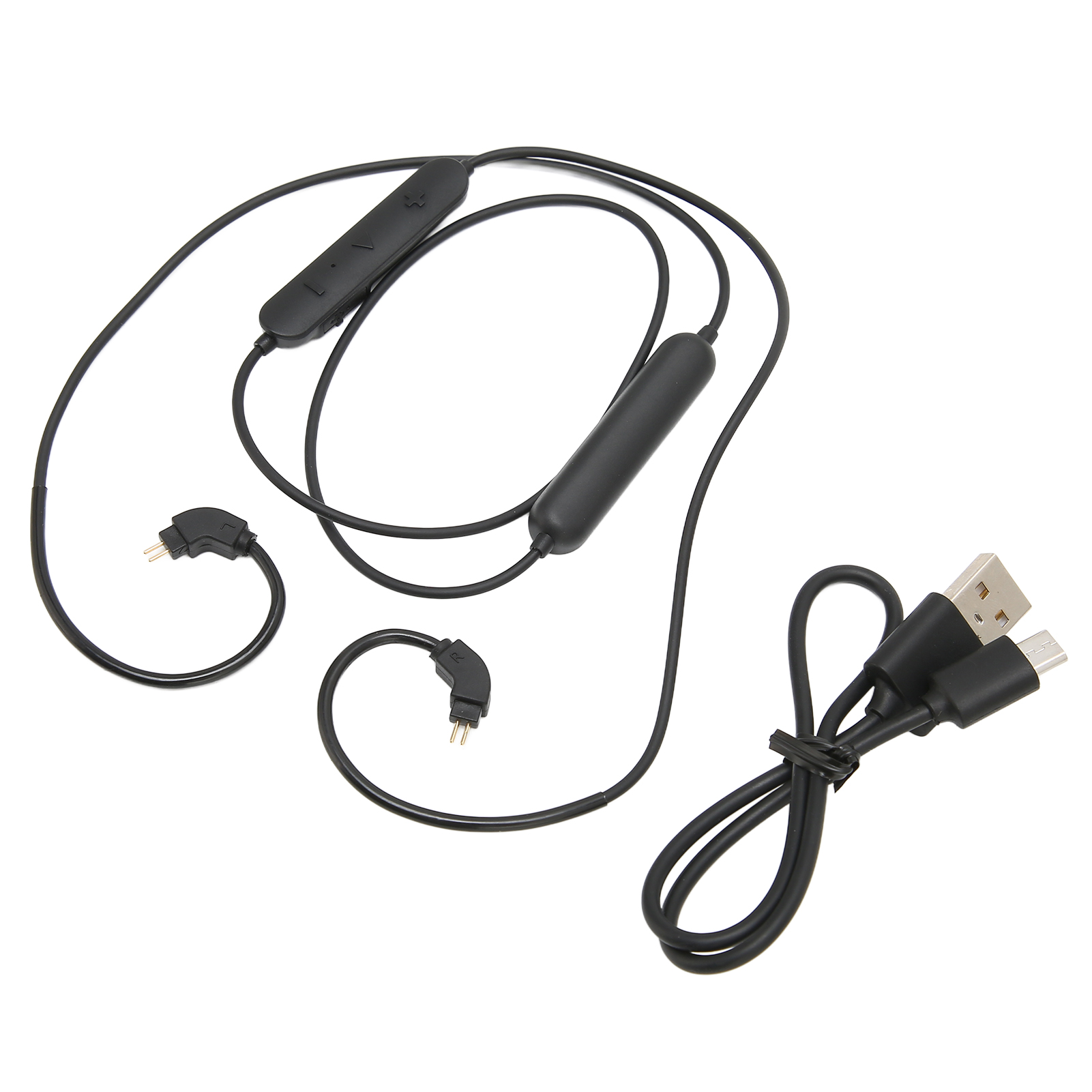 Wiederaufladbares 2-pin-bluetooth-kopfhörerkabel, Ersatz Und Upgrade Für Kabellose Ohrhörer Mit Mikrofon Und Lautstärkeregelung Für Massdrop