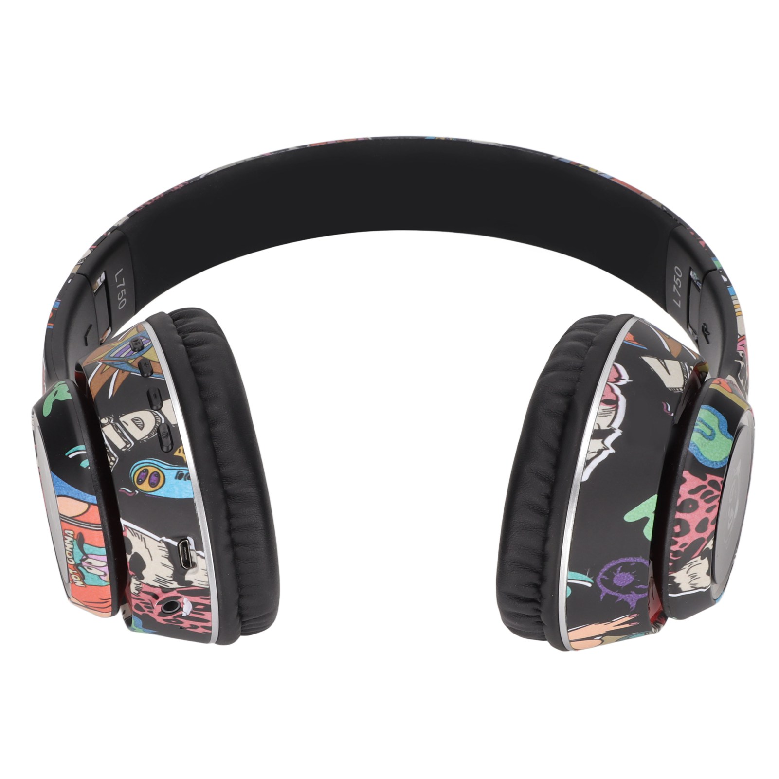Stabile Hifi-bluetooth-kopfhörer, 20 Hz Bis 20 Khz, Geringer Stromverbrauch, Kabellos, Mit Led- Und Farblichtern, Schwarz.