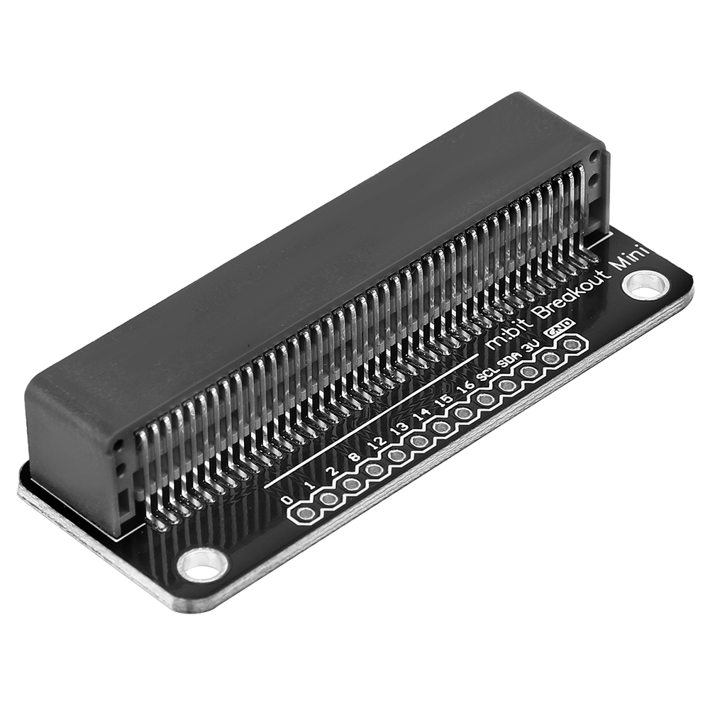 Vergoldete Erweiterungsplatine Für Mini/micro:bit-komponenten, 2,54 Mm Pins (schwarz)