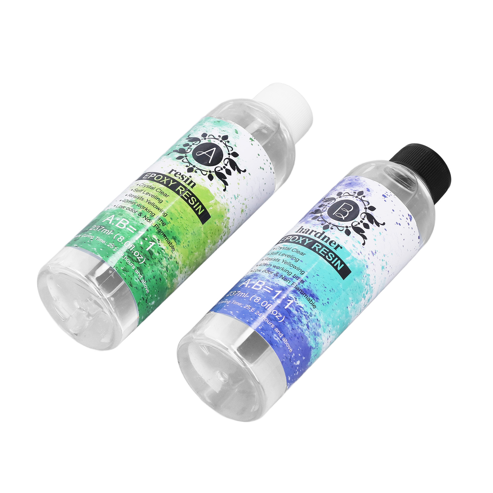 Ab Glue Kristallklares Epoxidharz-set Für Gießbeschichtungen, Einfaches Mischen Für Flusstischplatten Und Diy-formen