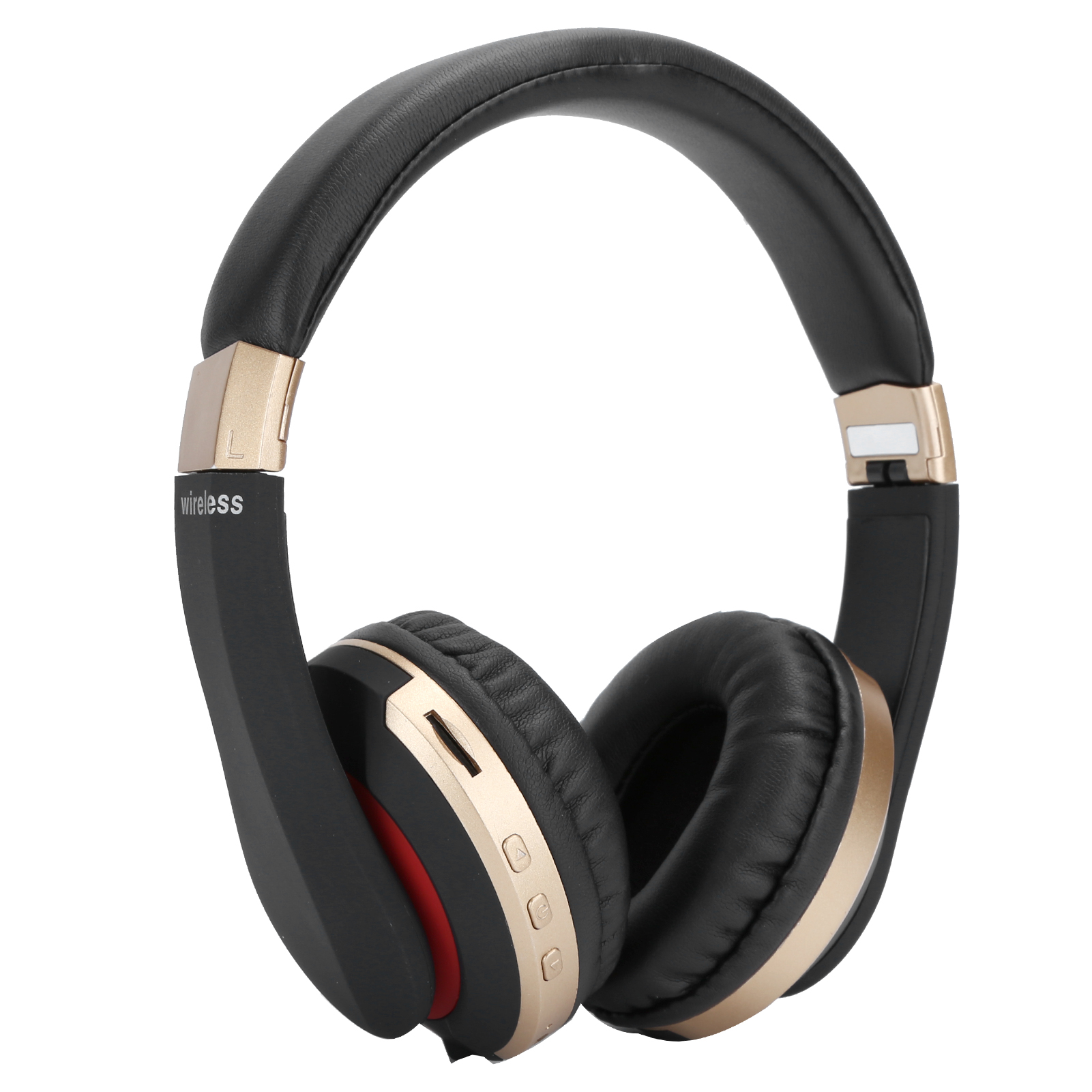 Faltbarer Kabelloser Stereo-on-ear-bluetooth-kopfhörer Mit Mikrofon, Ideal Zum Spielen (gold)