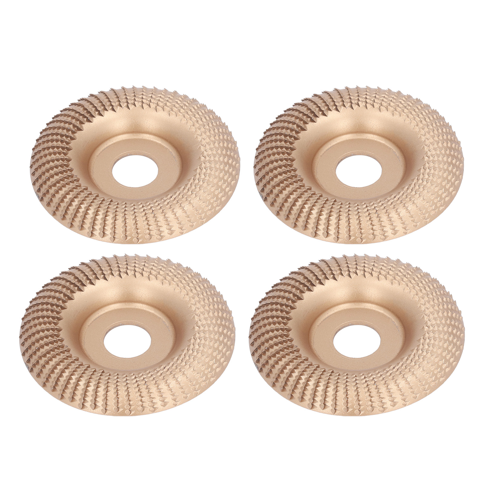 Set Aus 4 16-mm-edelstahl-schleifscheiben Zum Schnellen Formen, Schleifen, Polieren Und Polieren (gold).