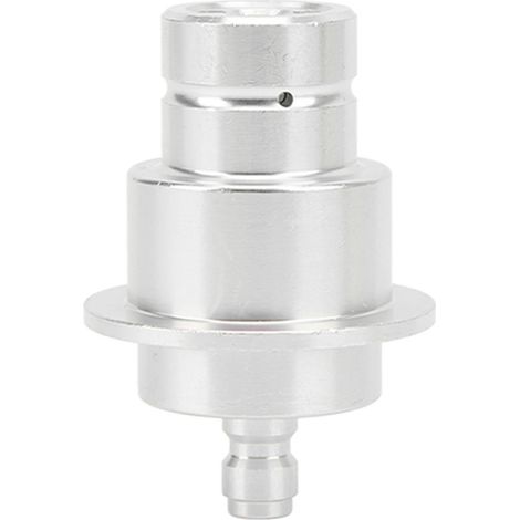 Co2-adapter Aus Aluminiumlegierung, 0,3 Zoll, Schnellkupplung, Verschleißfest, Hohe Härte, Anschluss Für Getränkeautomaten, Silberfarben