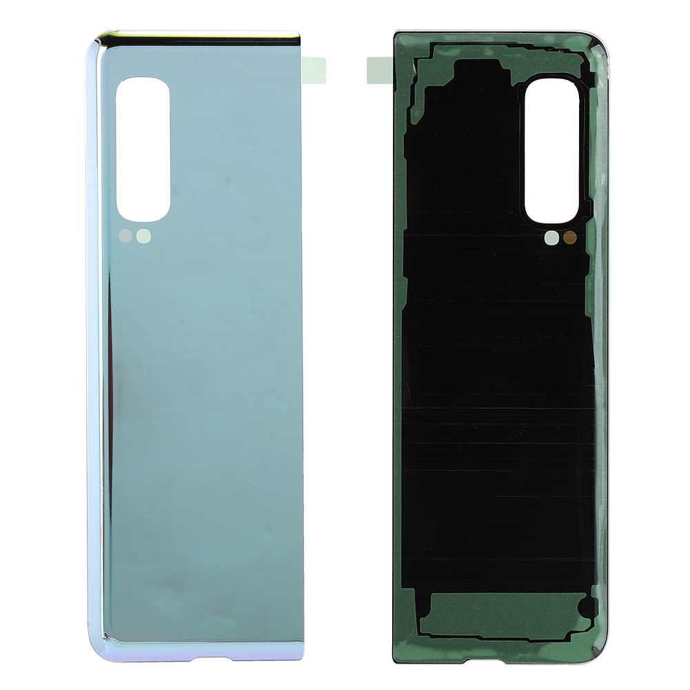 Elegante Und Schlichte Glas-rückseite Für Mobiltelefone, Ersatz Für Samsung Fold F900 F900f F900u, Silberfarben.