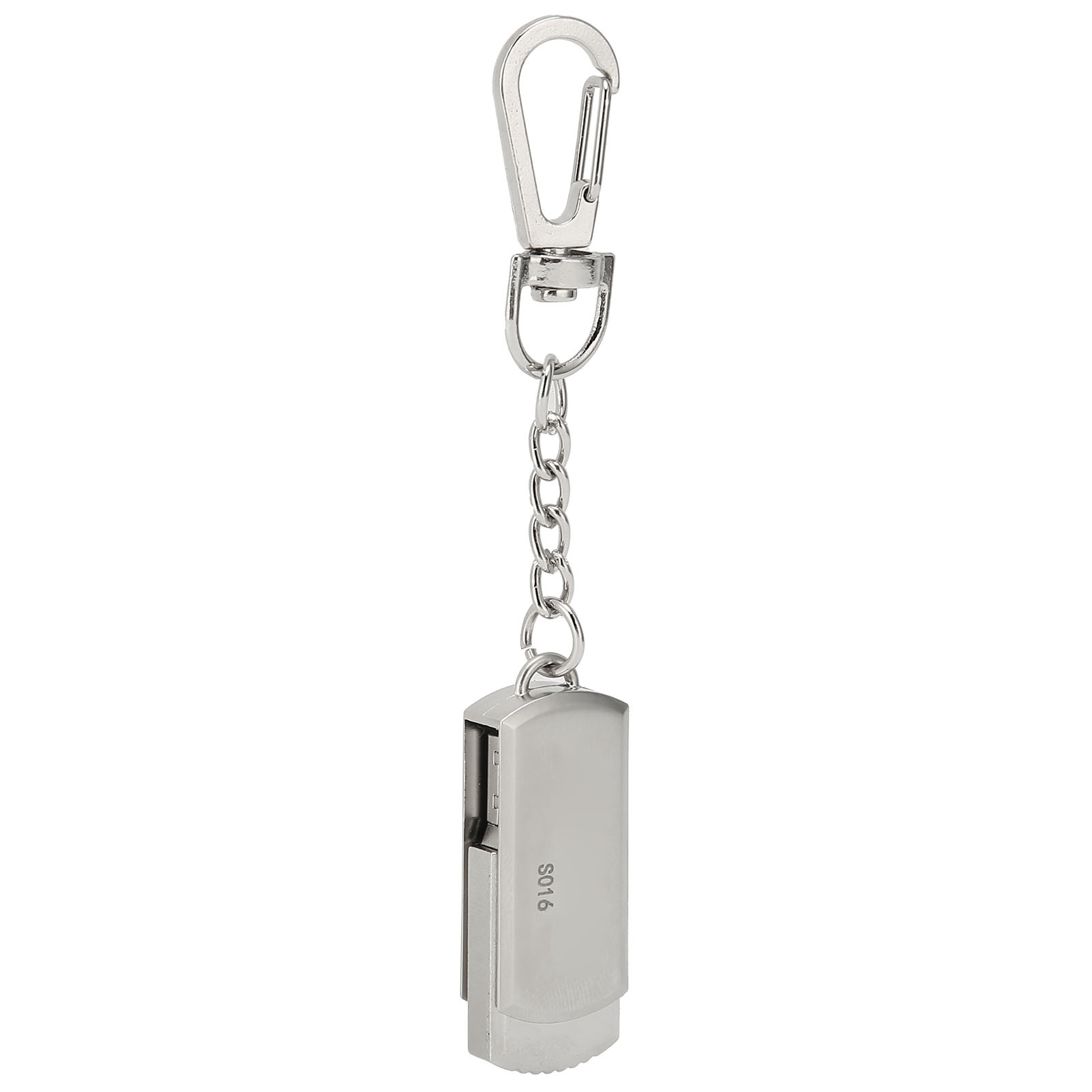 Lamyoo Drehbarer Usb-stick Aus Silberner Zinklegierung, Hohe Geschwindigkeit, 32 Gb