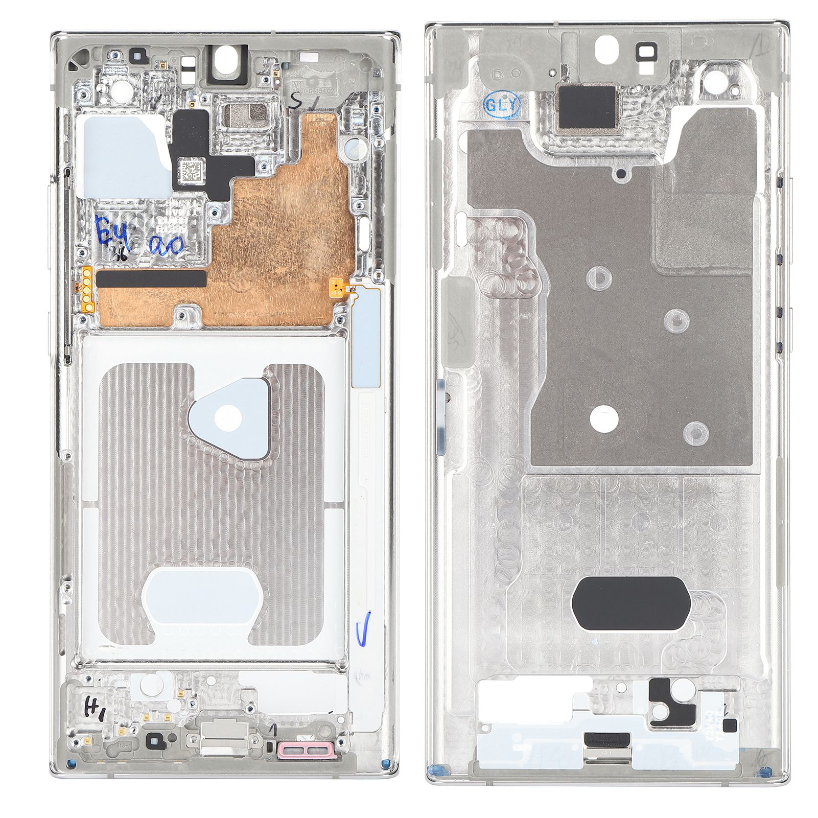 Ersatz-mittelblendenabdeckung Für Note 20 Ultra – Ersatzteile Für Reparaturen – Silber