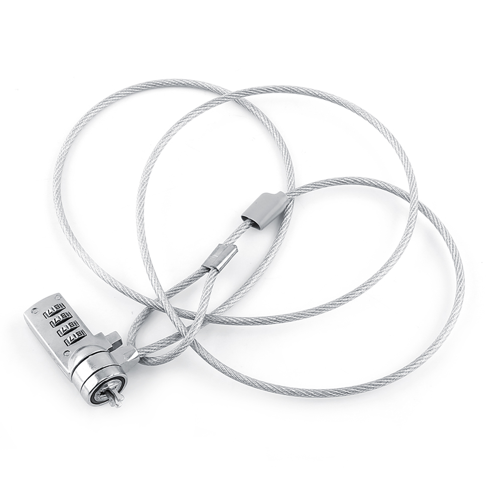 Laptop-sicherheitsschloss Mit Kabel Und Kette, 4-stelliger Code, Für Laptops.