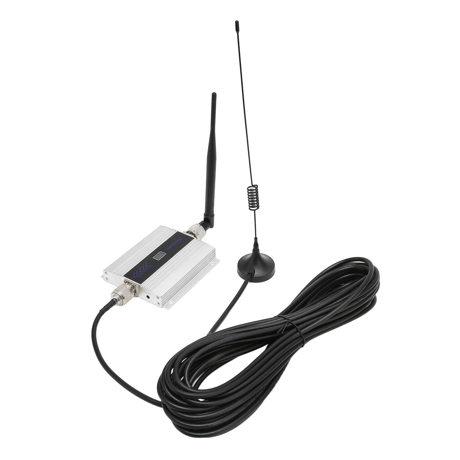 Mobilfunk-repeater Für Cdma 850 Mhz, Signalverstärker Und -verlängerung Für Mobiltelefone, 100 V Bis 240 V, Silberner Eu-stecker