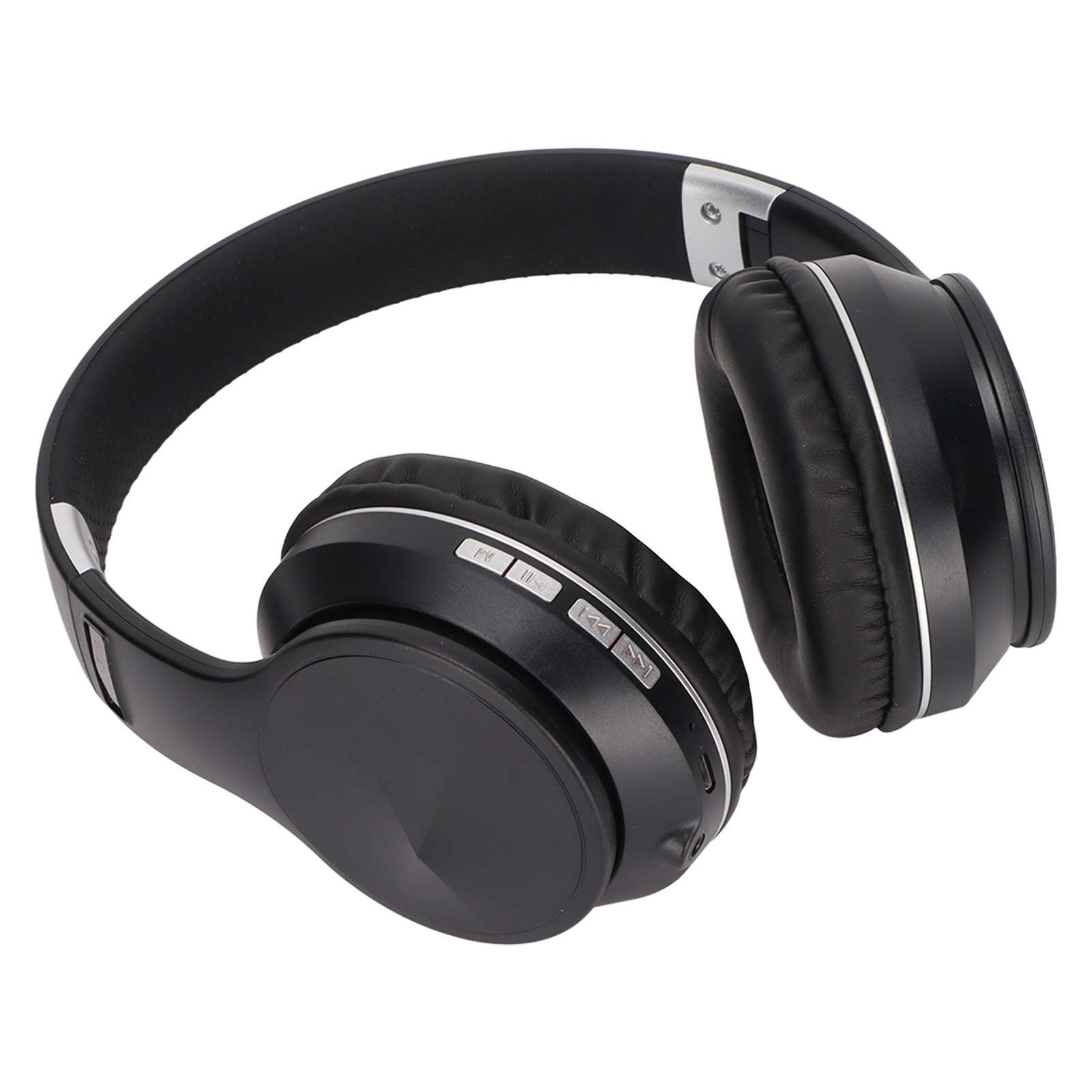 Elb4 Multifunktionale, Faltbare, Kabellose Bluetooth-kopfhörer Für Sport Und Gaming (schwarz Und Silber)
