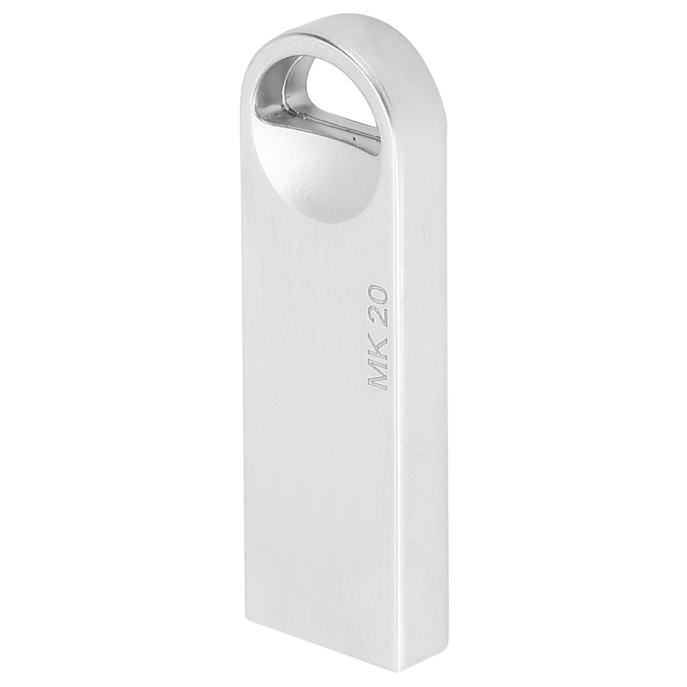 Maikou Mini-usb-2.0-stick, Tragbar Und Elegant, Aus Aluminiumlegierung (32 Gb), Silber