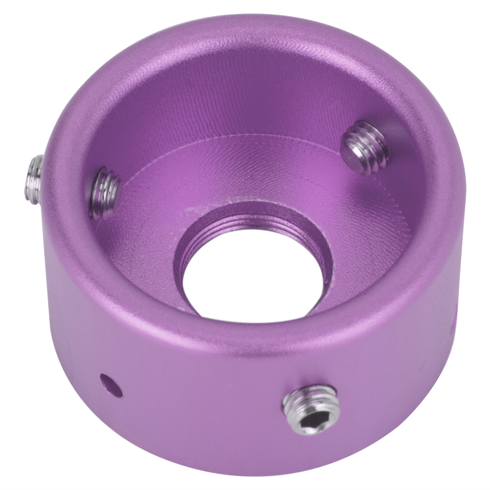 Hh-alm01 Große Autoantenne Aus Aluminiumlegierung Mit Alarmring, Saugnapf Und Kantensensor, Lila