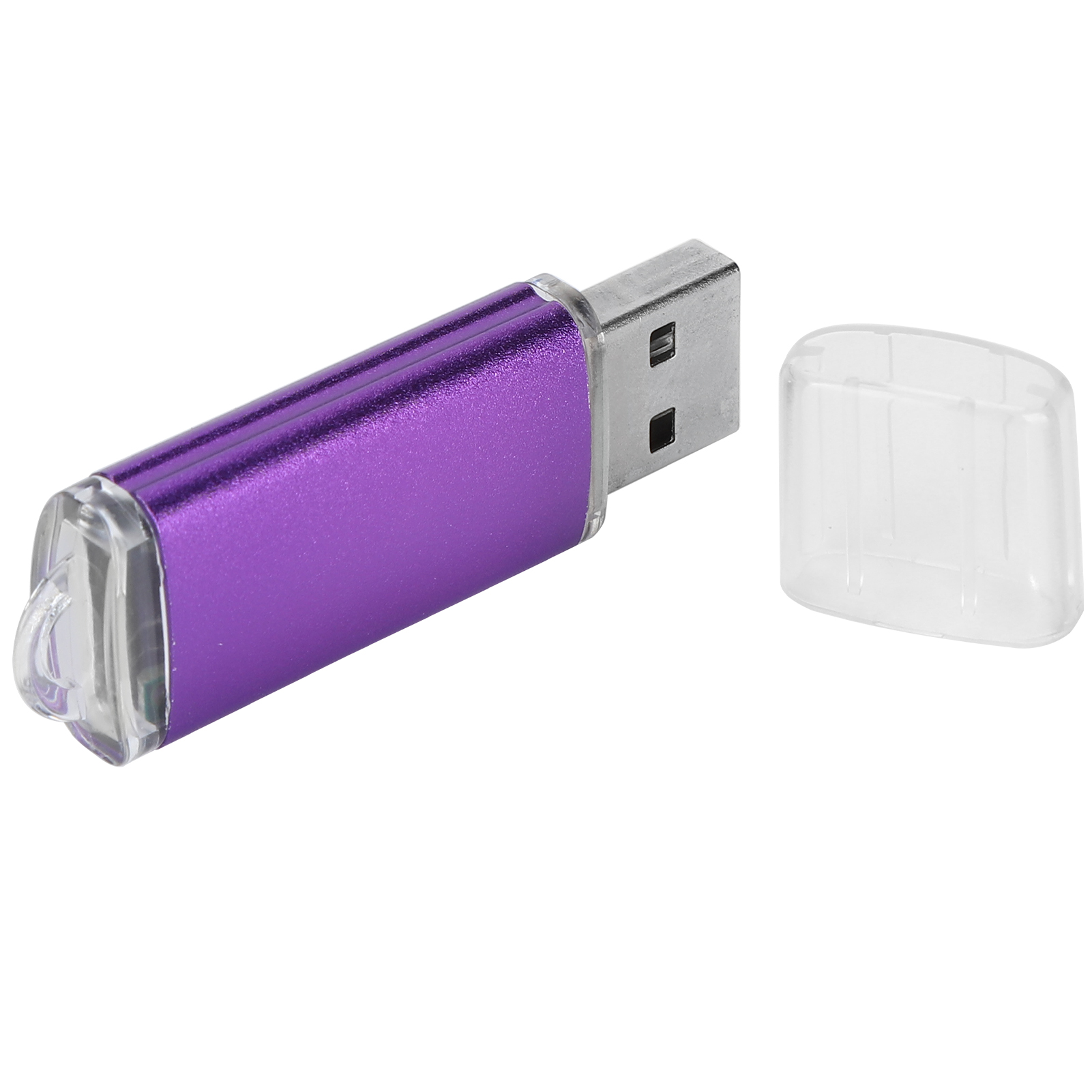 Transparenter, Violetter Usb-stick, 128 Gb, Für Pc Und Tablet.