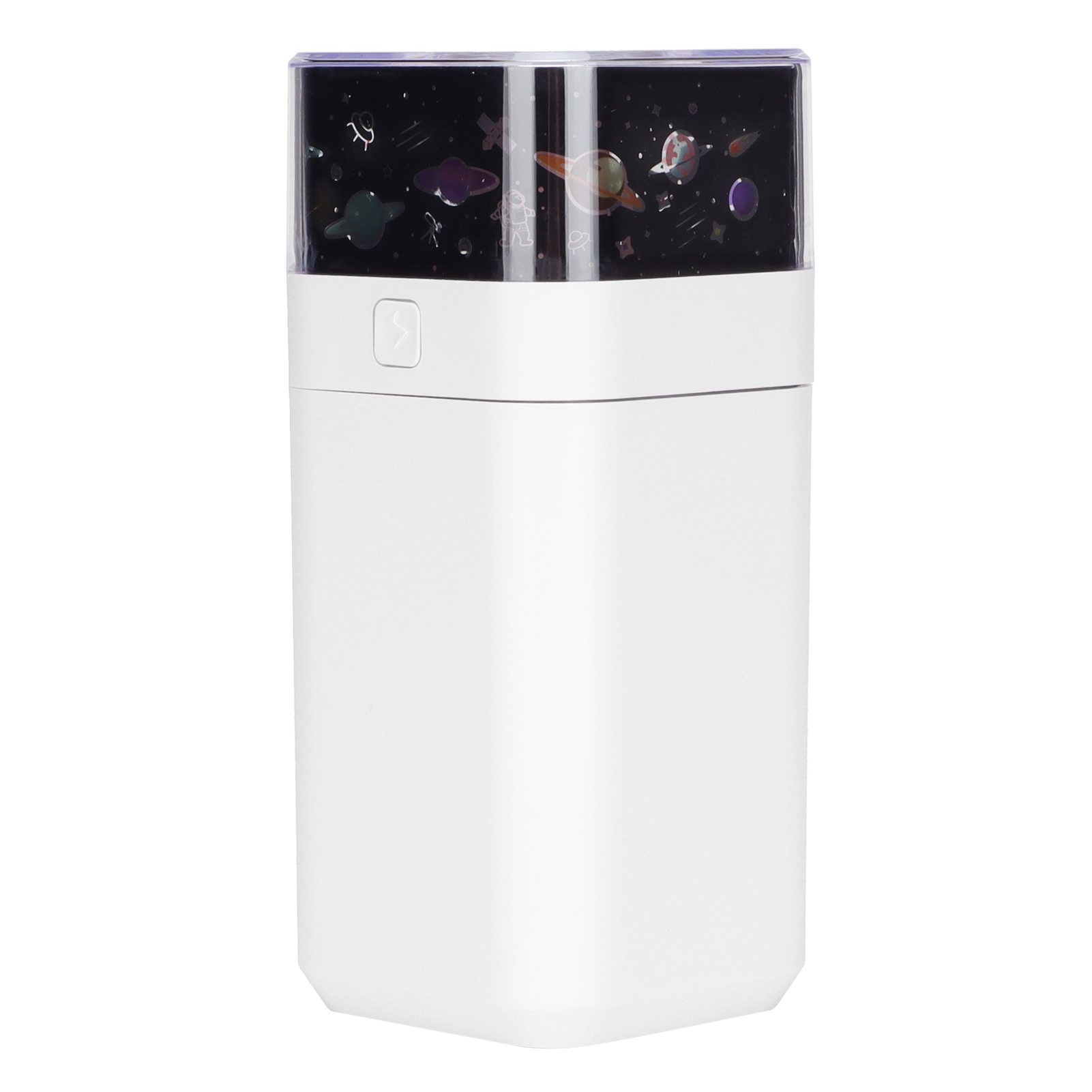 Starlight Ultraschall-luftbefeuchter Mit Led-nachtlicht, Leise, 300 Ml, Zwei Betriebsmodi, Sternenprojektion, Weiß