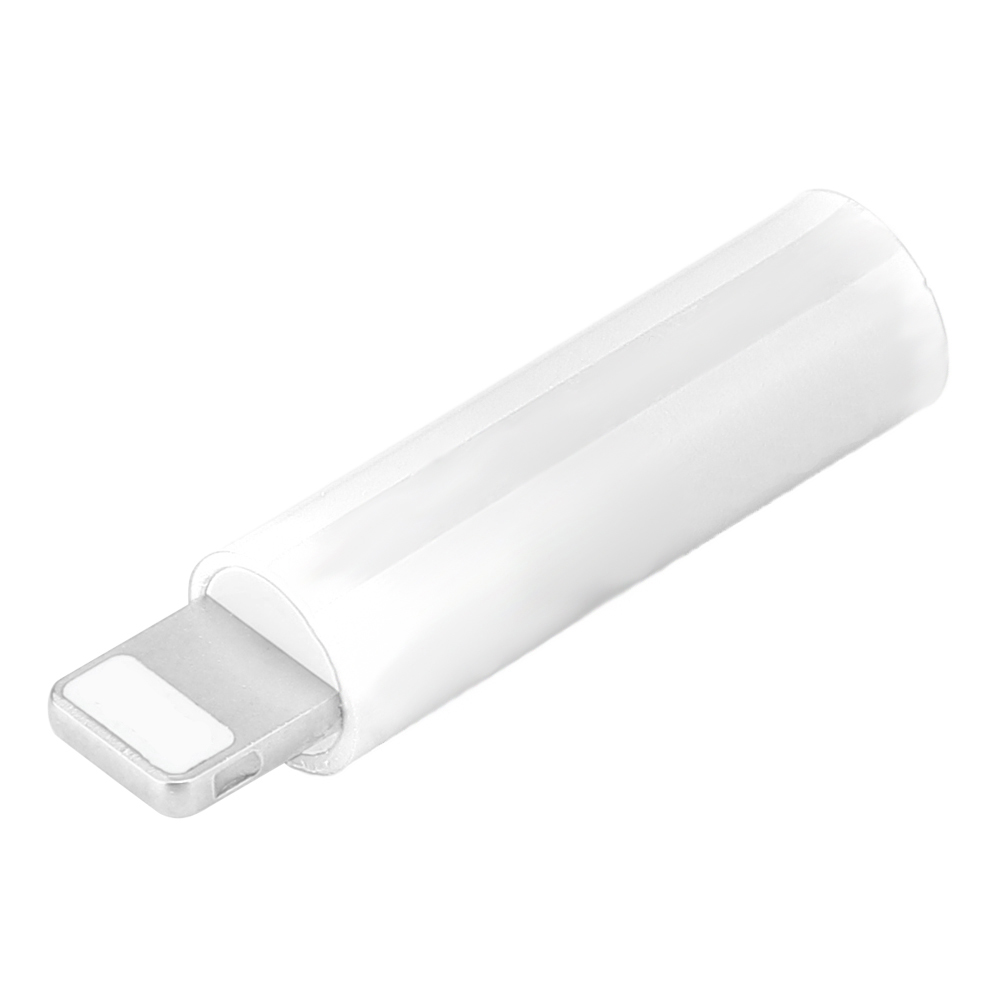 3,5-mm-audio-klinkenadapter Für Mobiltelefone, Kompatibel Mit Mobiltelefonen Der Iphone-serie (weiß)