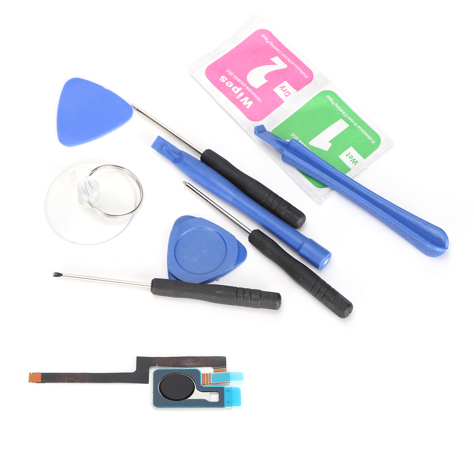 6,3-zoll-flexkabel Für Home-button, Fingerabdrucksensor Und Fingerabdrucksensor-taste Für Google Pixel 3 Xl Smartphone (schwarz)